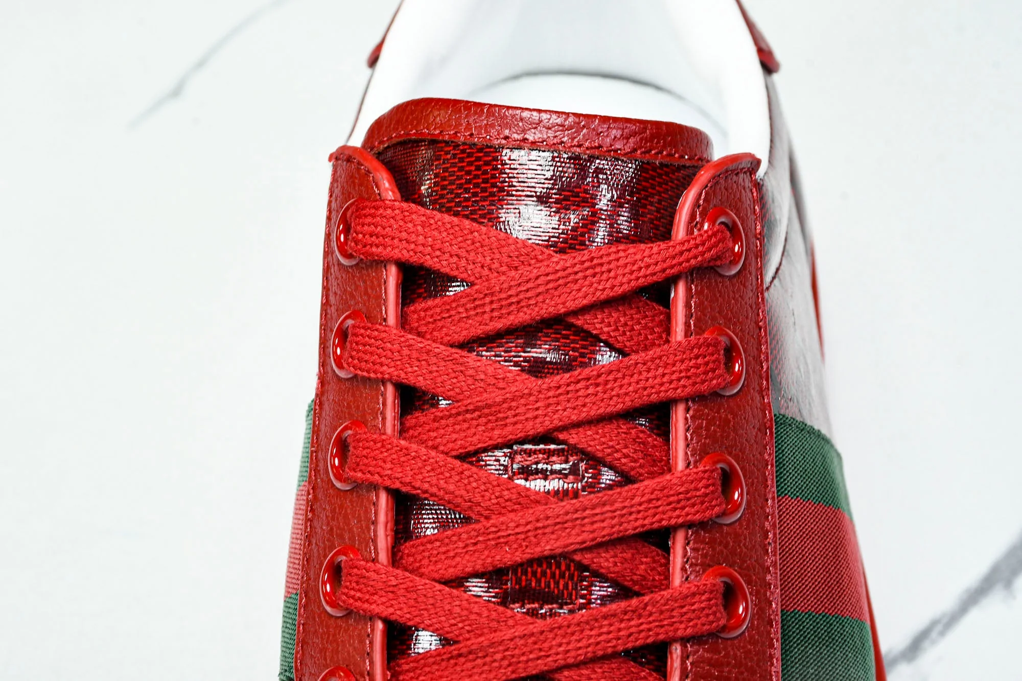 Guссi Ace Web 'Red Monogram'