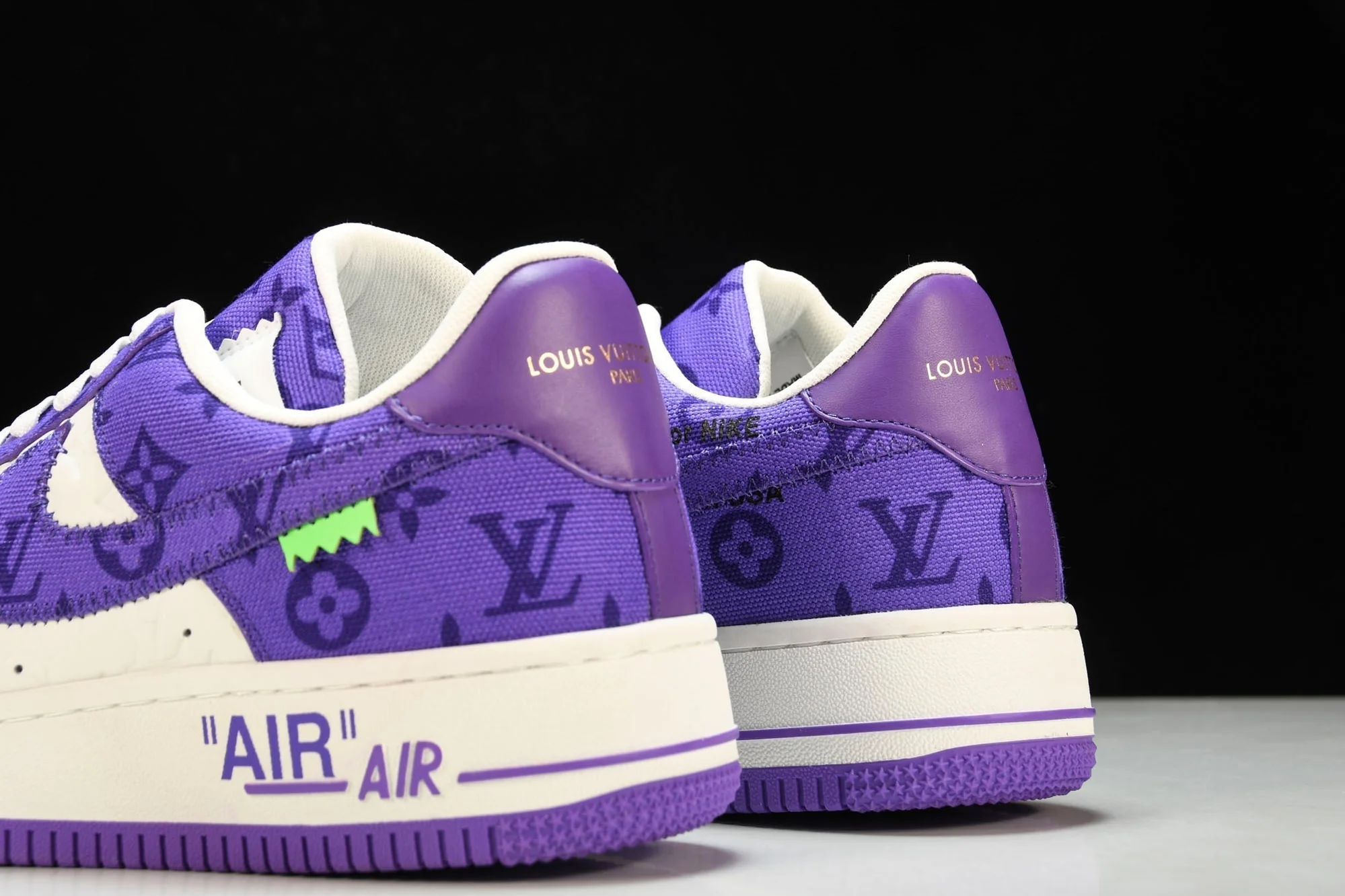 Louis Vuittоп x AF1 by Virgil Abloh 'Purple White'
