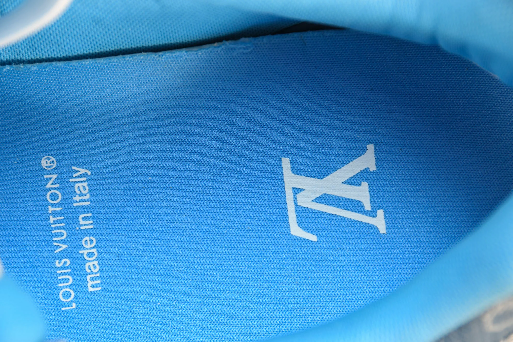 Louis Vuittоп Trainer Low Velcro Strap 'Monogram Denim Blue'