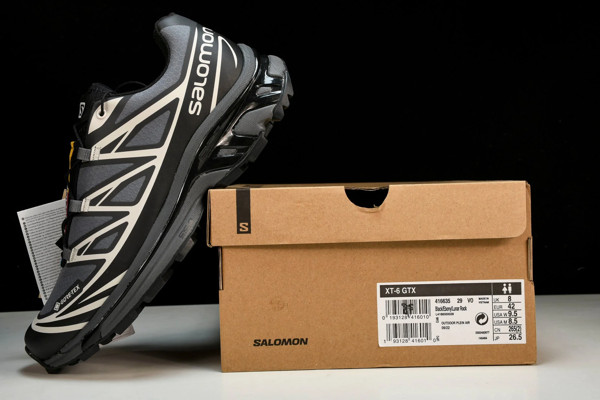 Salomon XT-6 GTX 'Black Ebony'