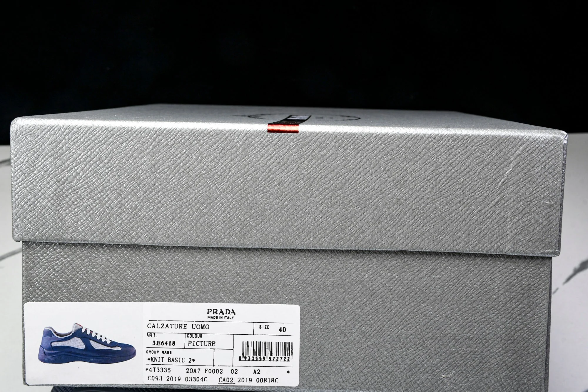 Prada America's Cup Sneaker Soft Rubber 'Royal Blue'