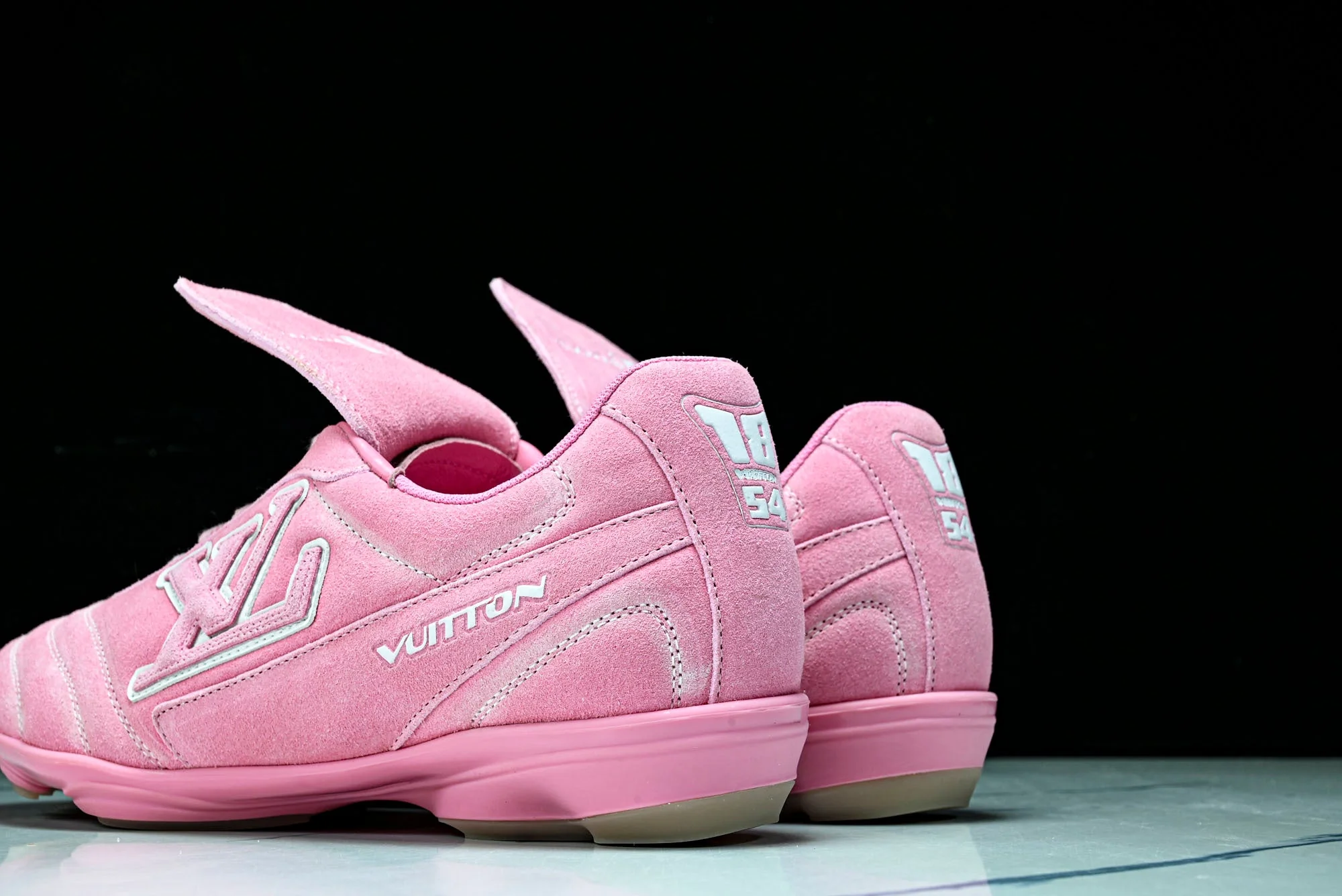 Louis Vuittоп Footprint Soccer Sneaker 'Pink Suede'