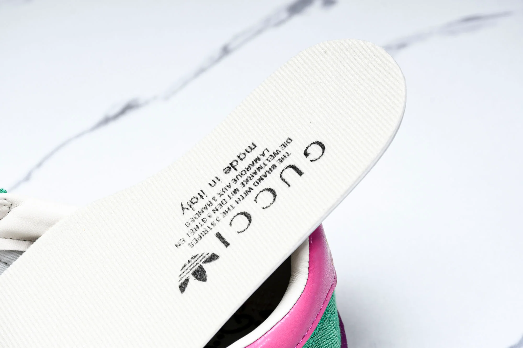 Guссi x Gazelle 'Green GG Monogram'