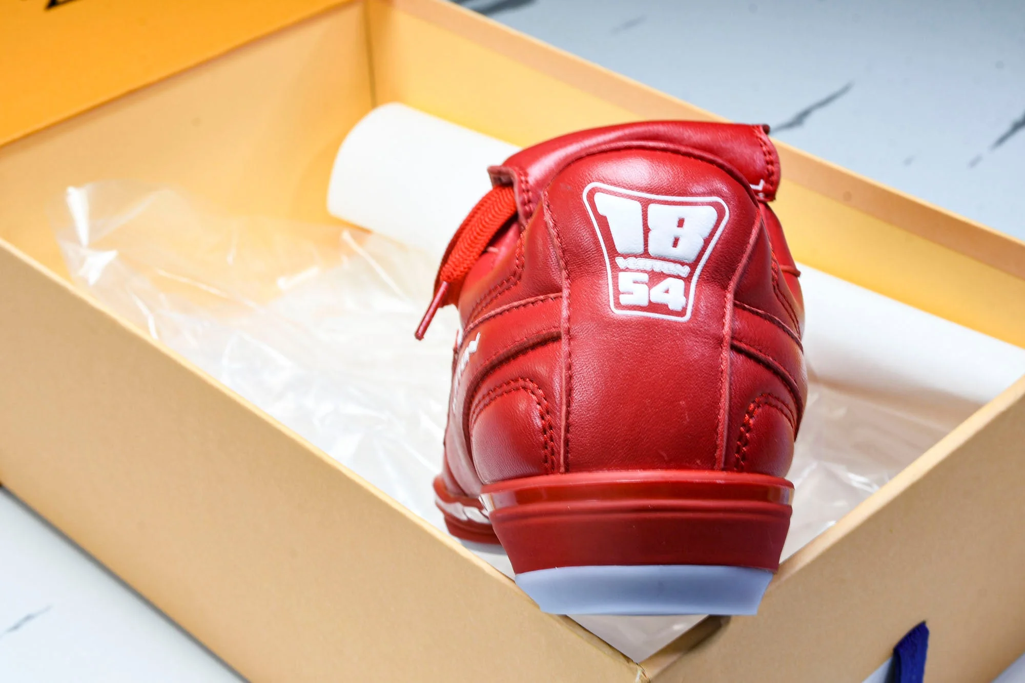 Louis Vuittоп Footprint Soccer Sneaker 'Red'