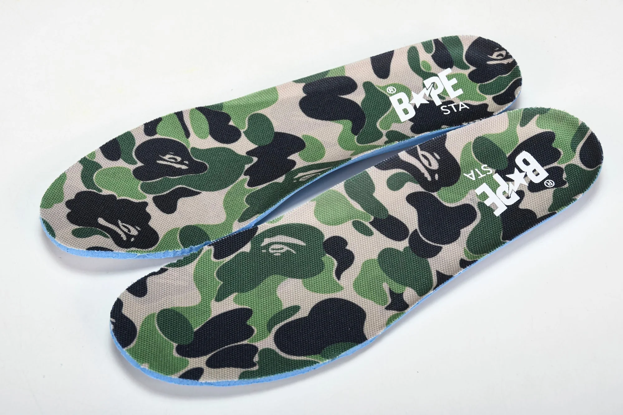 A Bathing Ape Bape Sta 'White ABC Camo Green'