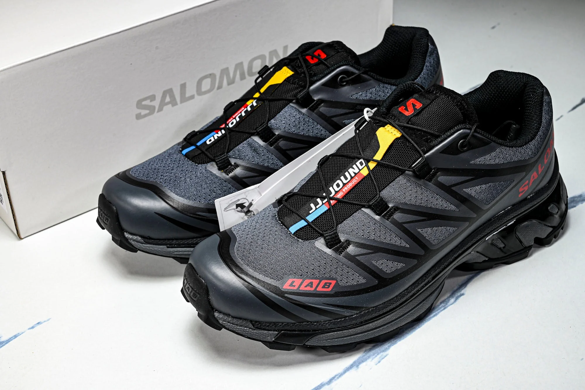 Salomon x JJJJound XT-6 'Black Fiery Red'