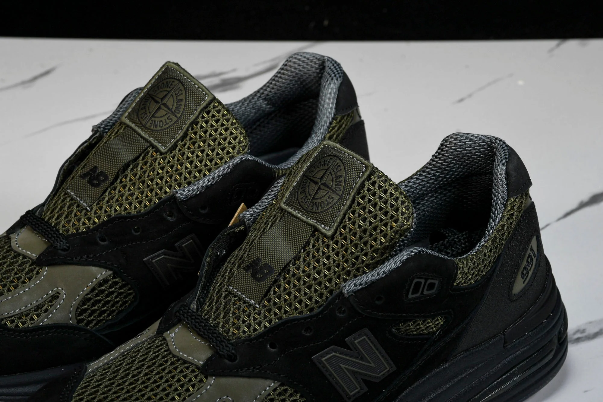 NB 991v2 x Stone Island MiUK 'Black'