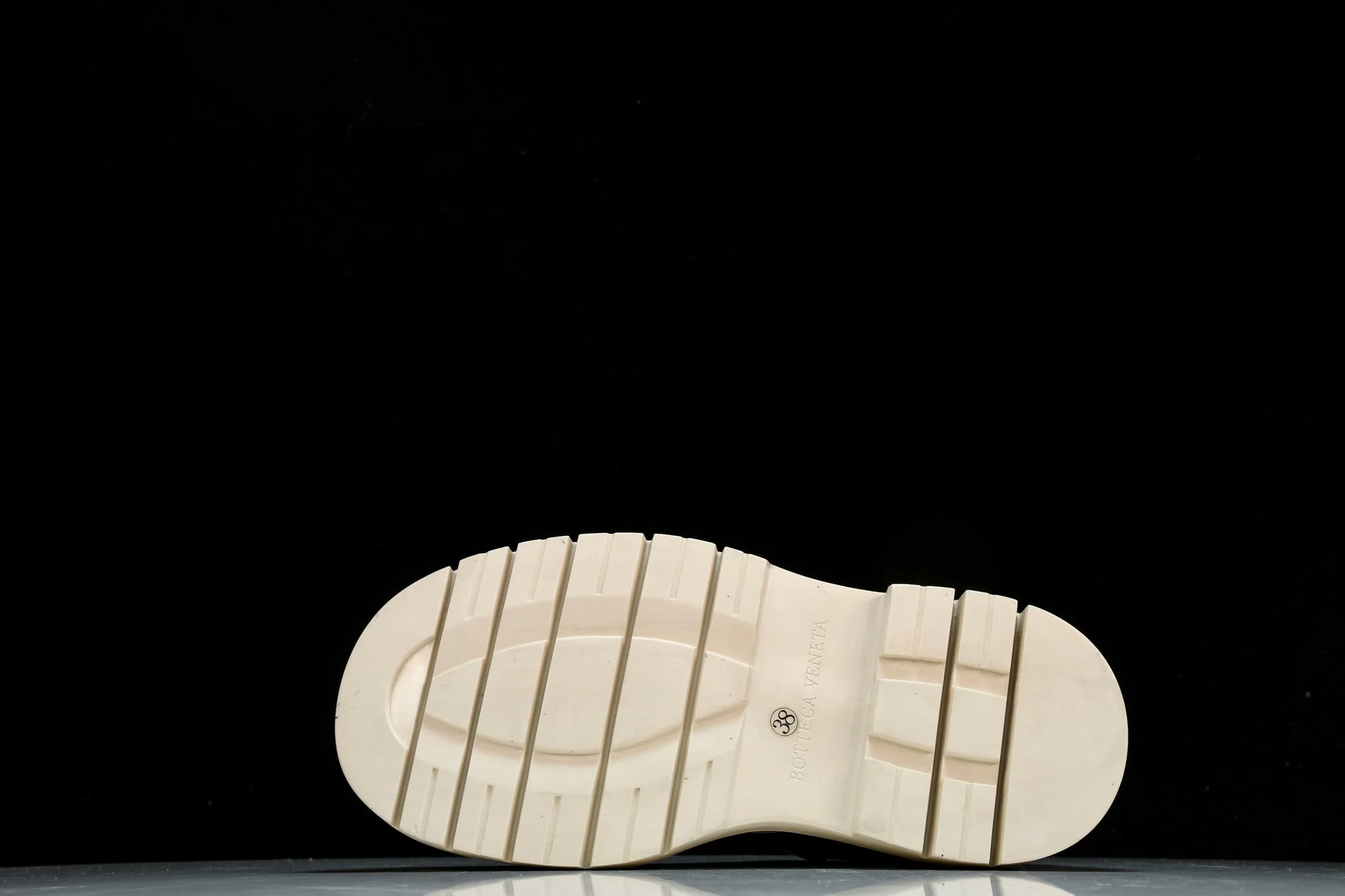 Вottega Veneta Tire Ankle Chelsea Boots 'Black Sea Salt'