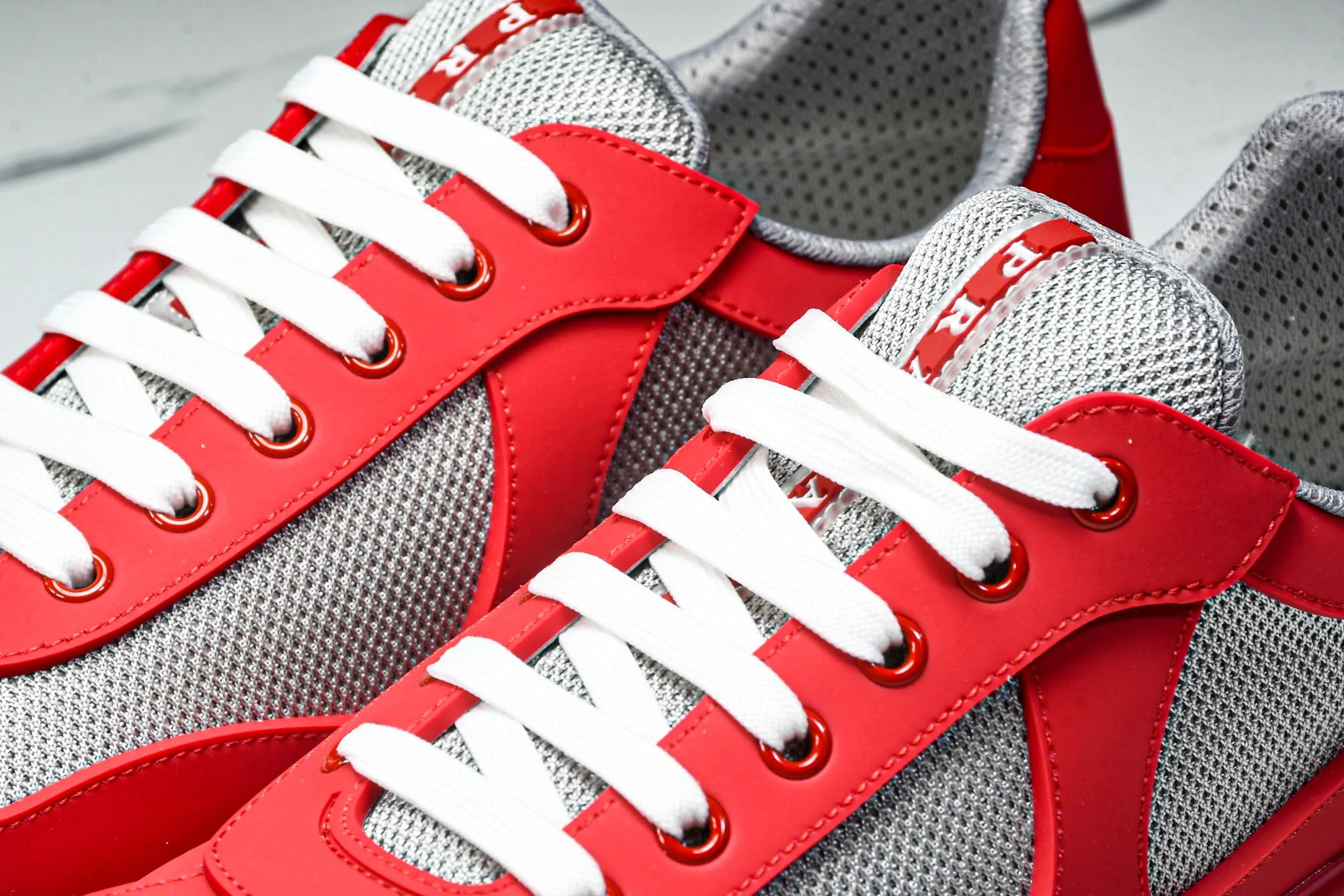 Prada America's Cup Sneaker Soft Rubber 'Red'