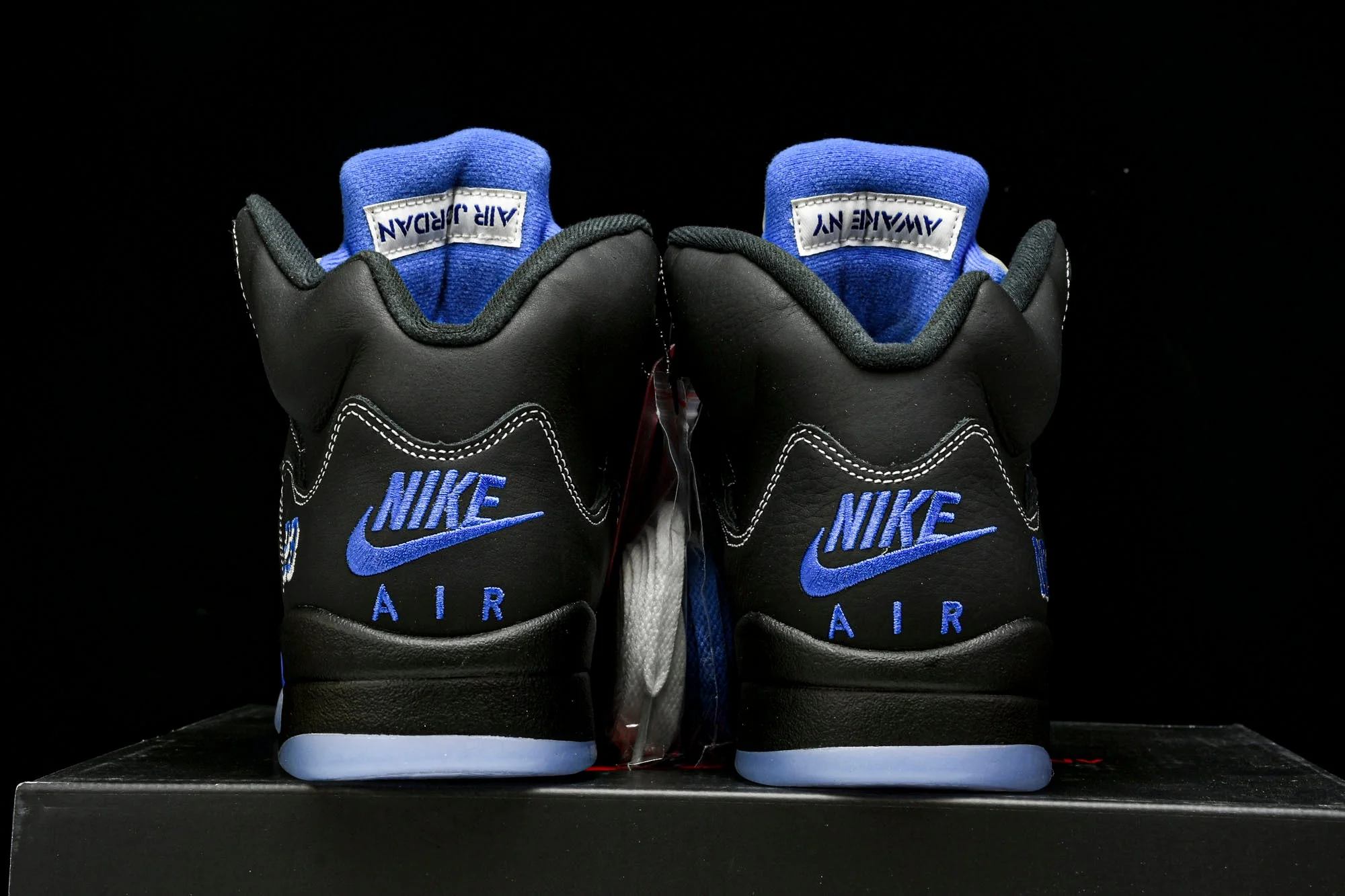 AJ5 Retro x Awake NY 'Black Racer Blue'