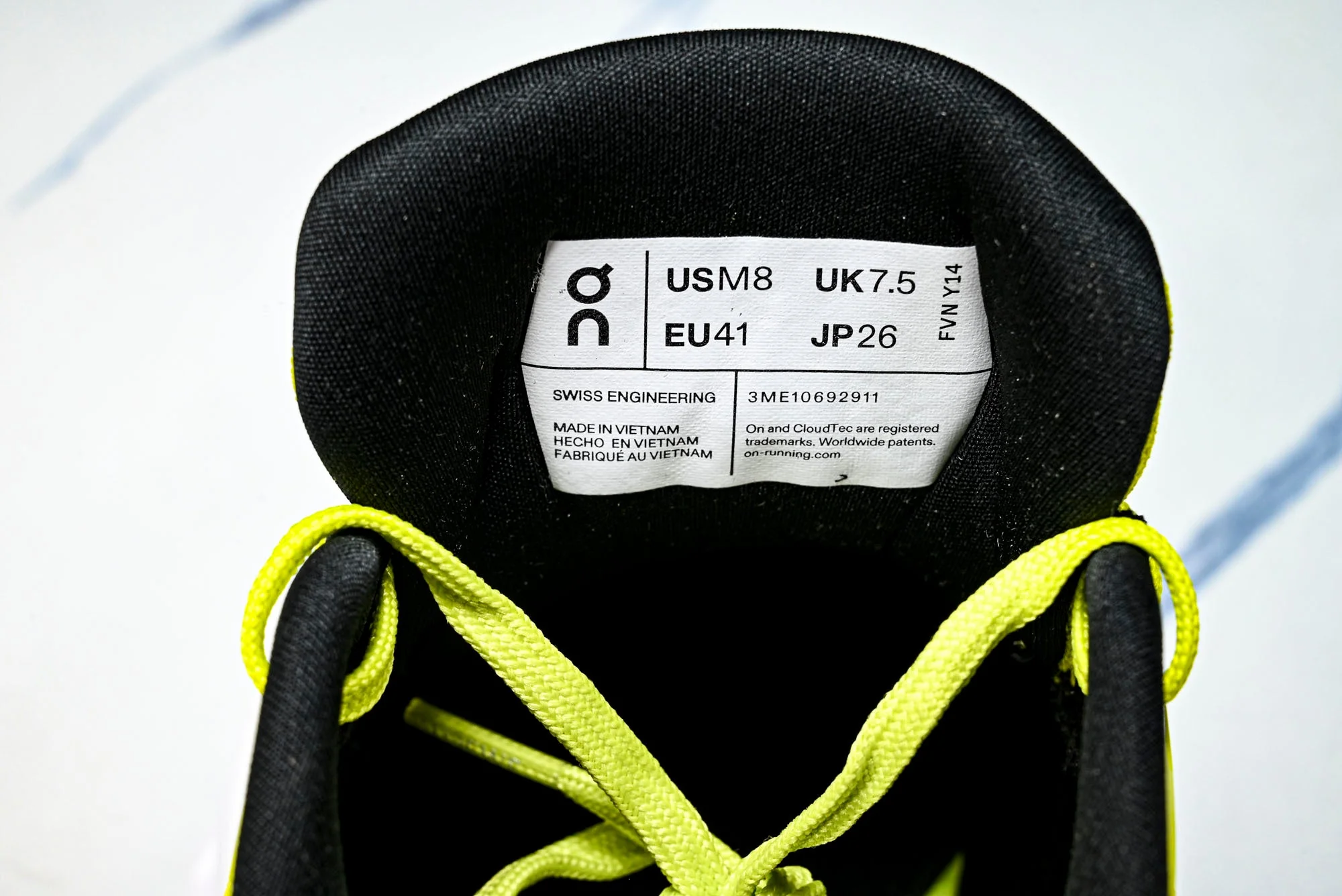 LOEWE × ON Cloudtilt 2.0 'Neon Yellow White'