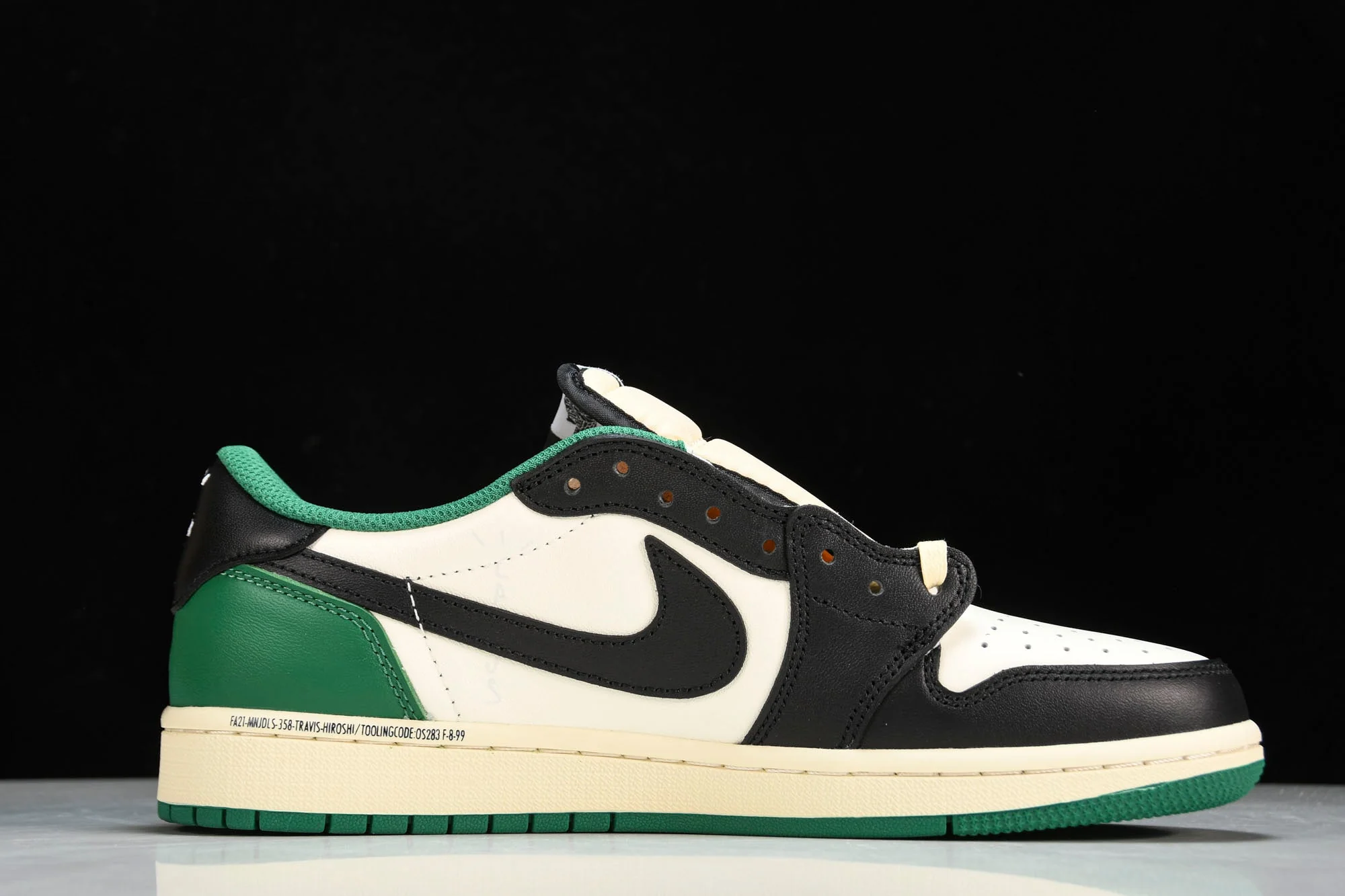 Travis Scott x AJ1 Low x Fragment Design 'Pine Green' (Unreleased)