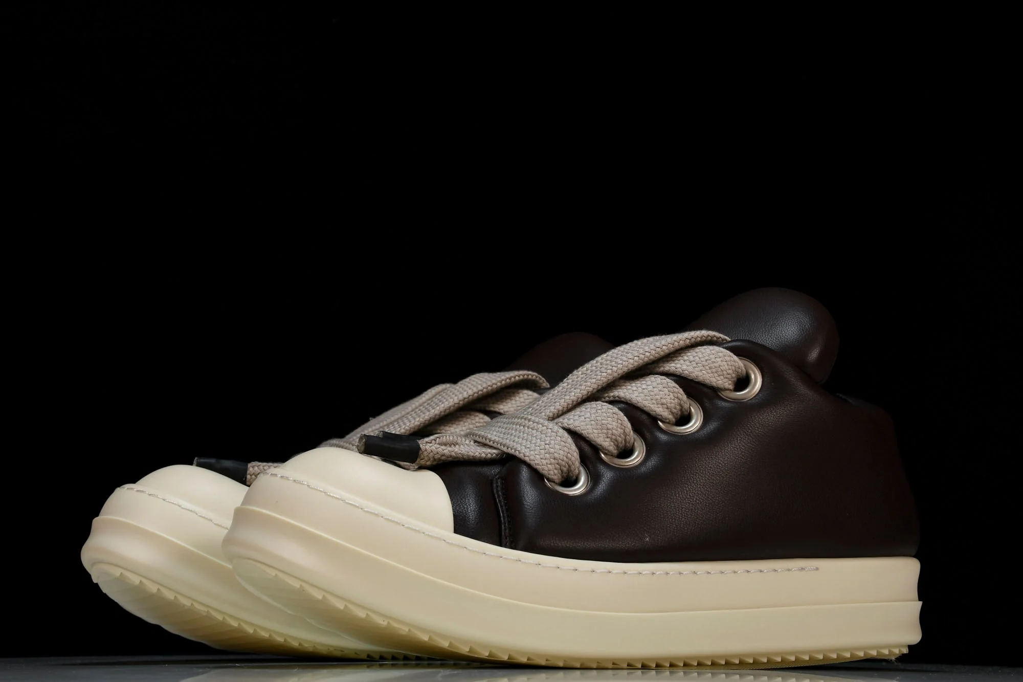 Rick Owens Luxor Jumbo Lace Padded Low 'Black'