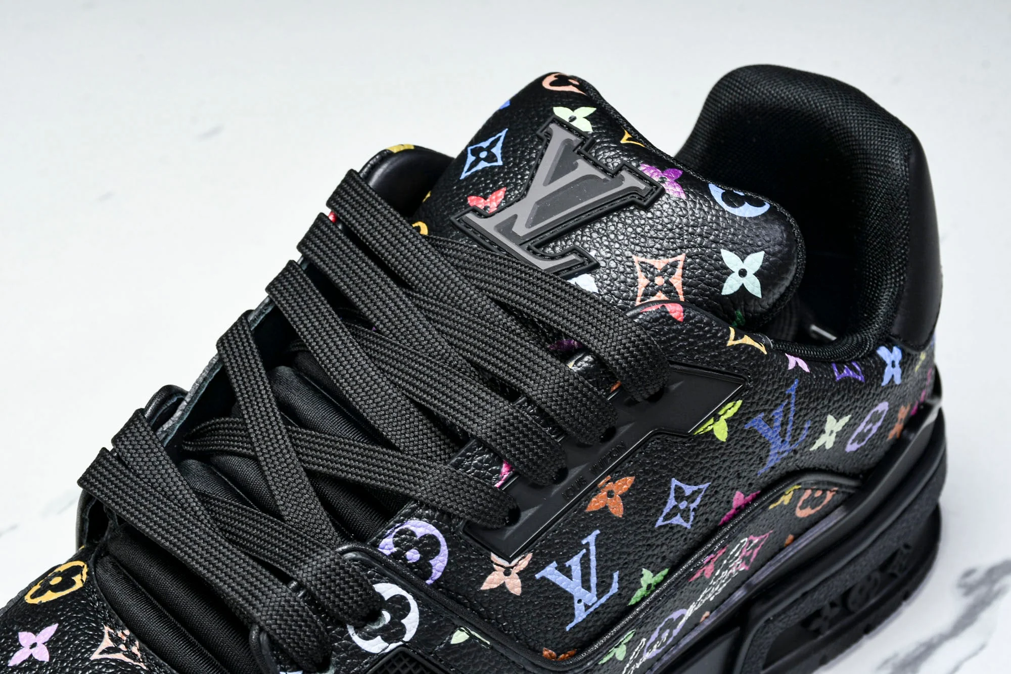 Louis Vuittоп Trainer Low x Takashi Murakami 'Black Multicolor'
