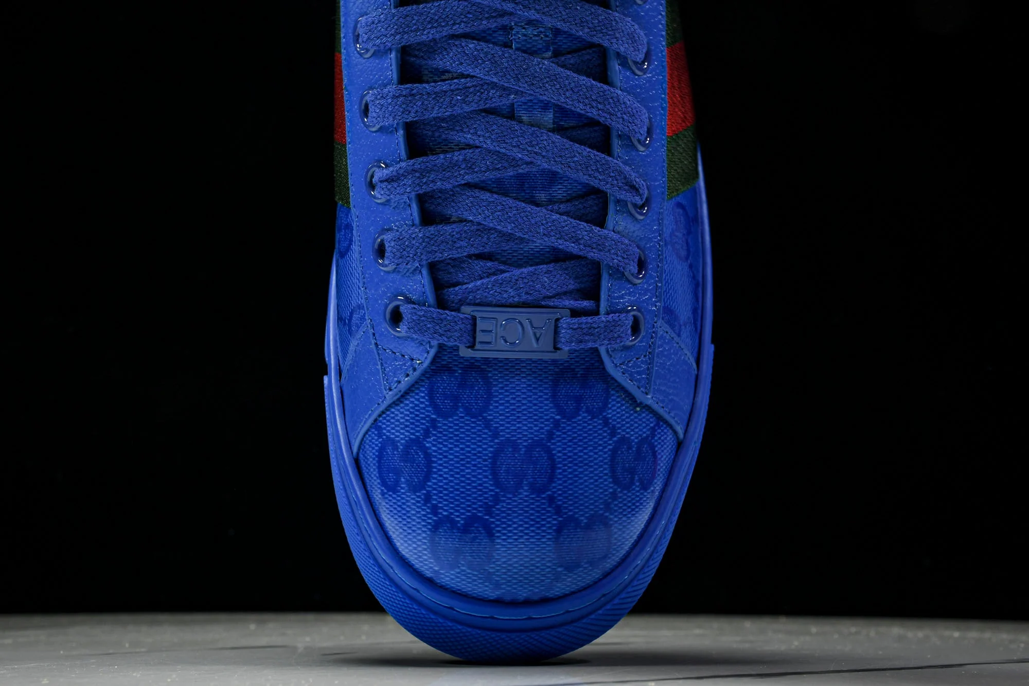 Guссi Ace Web 'Blue Monogram'