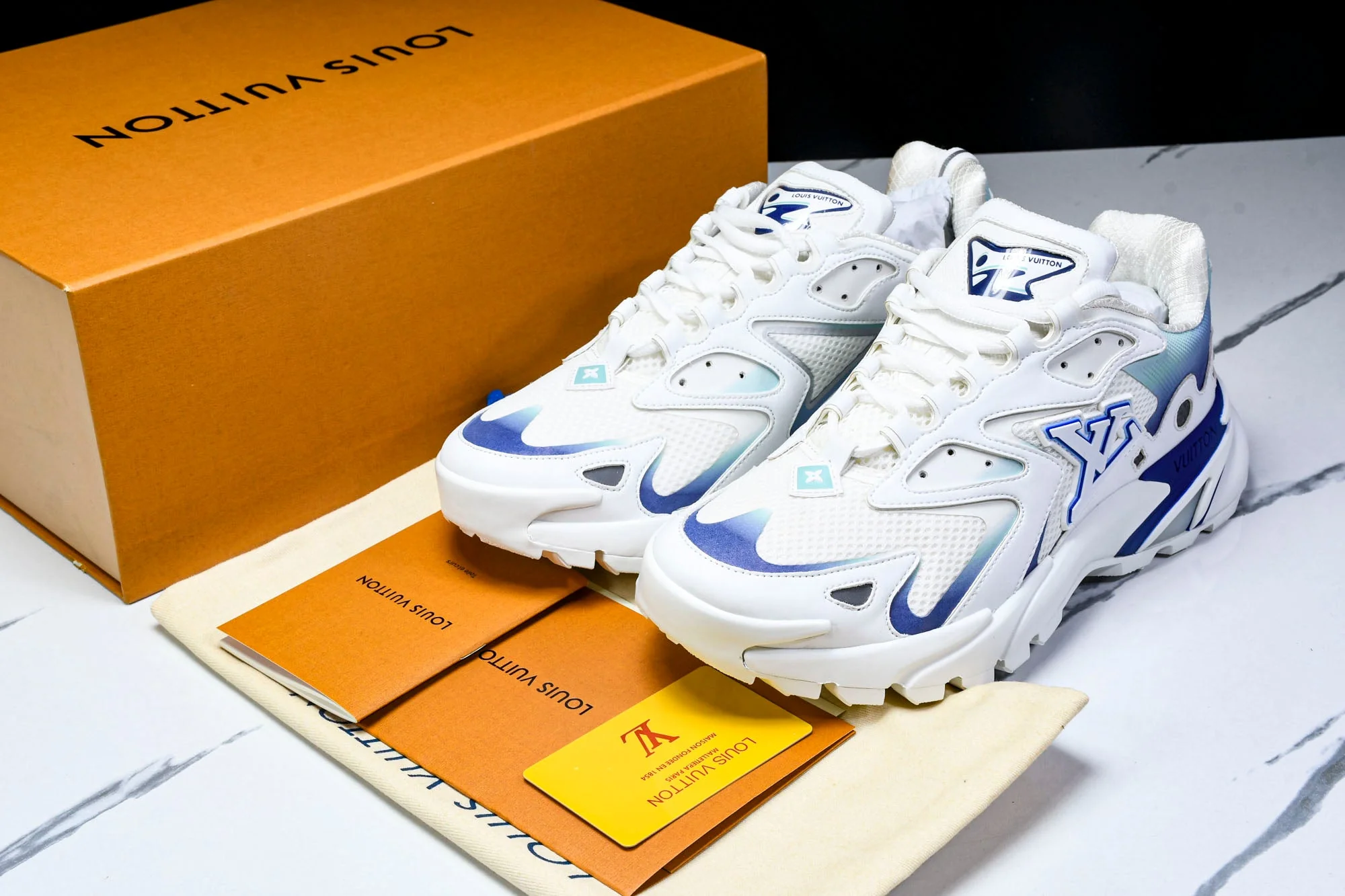 Louis Vuittоп Runner Tatic Sneaker 'White Blue'