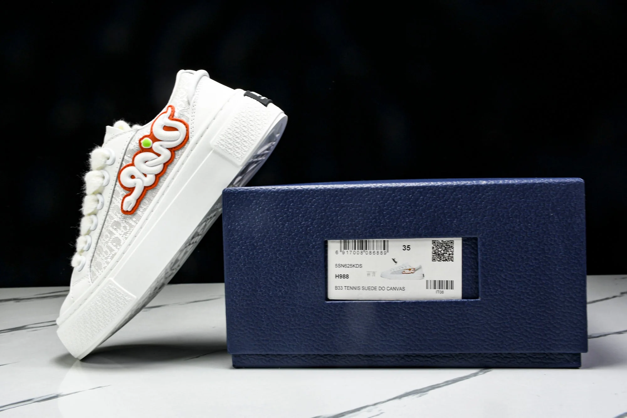 D1or x KAWS B33 Spin Sneaker 'White'