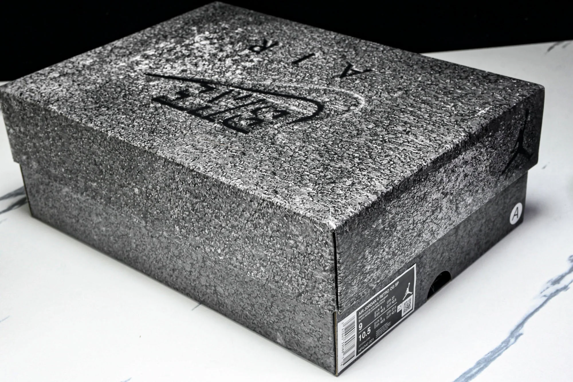 Nigel Sylvester x AJ4 Retro OG Brick by Brick 'Black' (Unreleased)