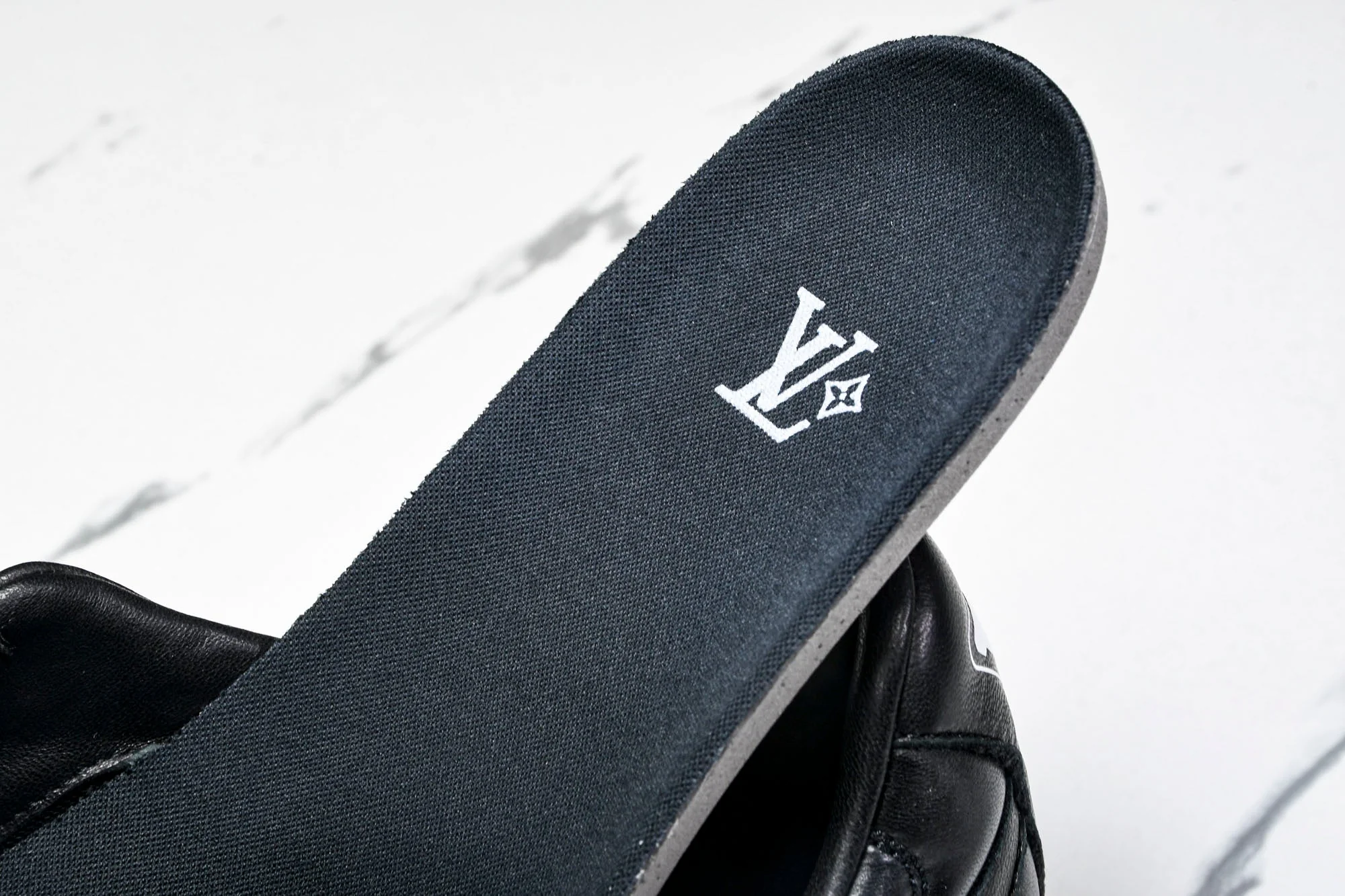 Louis Vuittоп Footprint Soccer Sneaker 'Black'