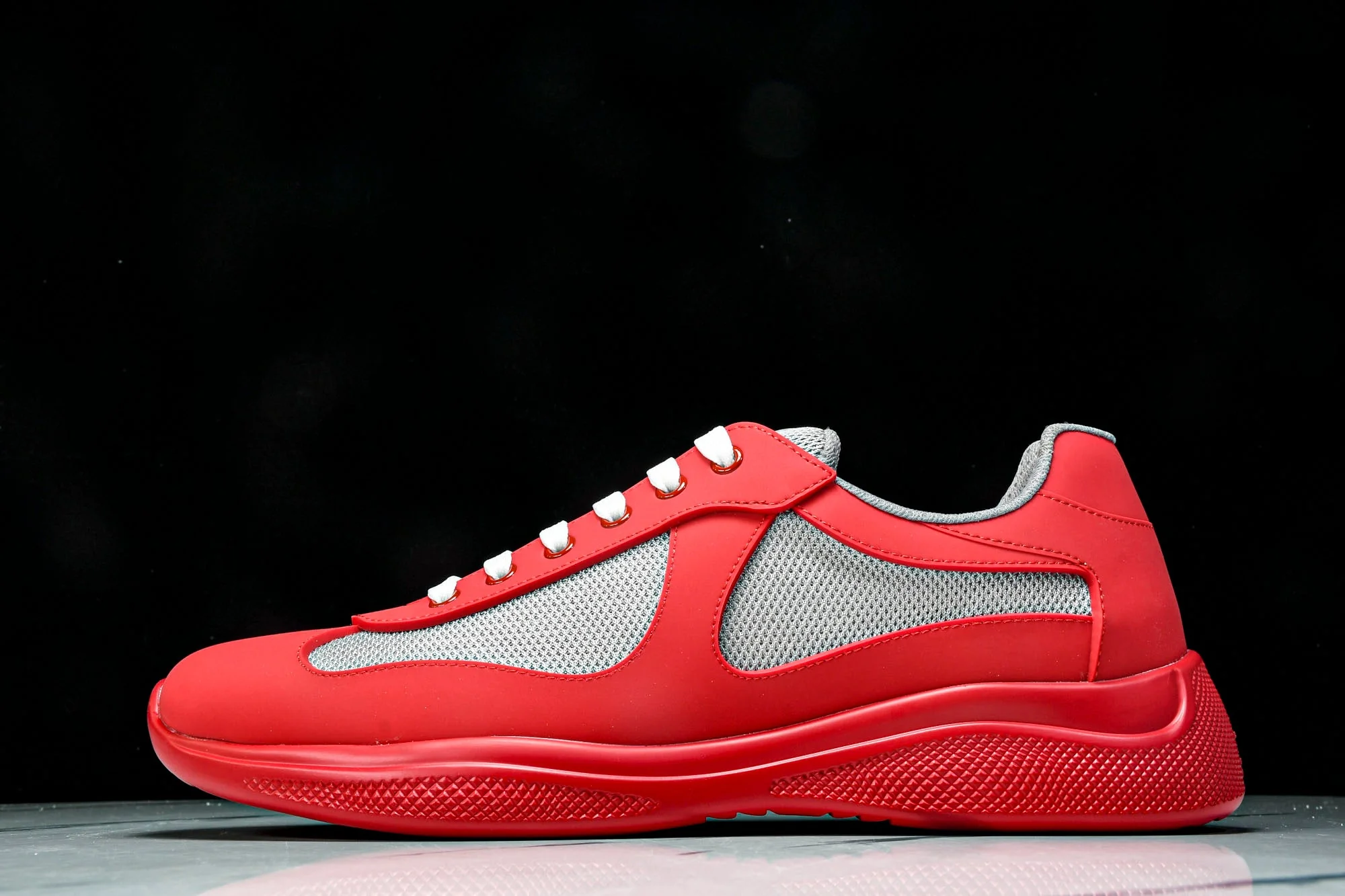 Prada America's Cup Sneaker Soft Rubber 'Red'