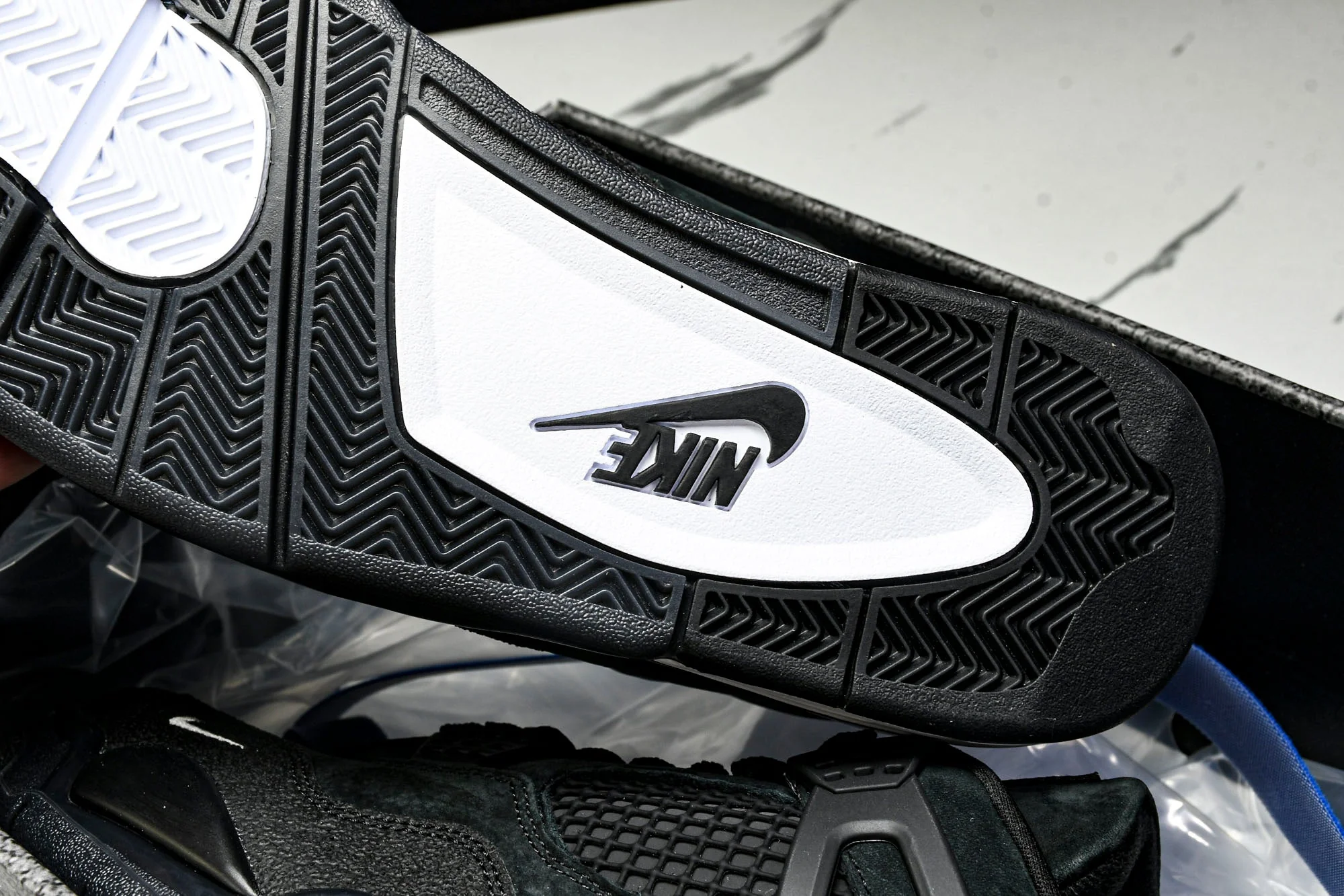 Nigel Sylvester x AJ4 Retro OG Brick by Brick 'Black' (Unreleased)