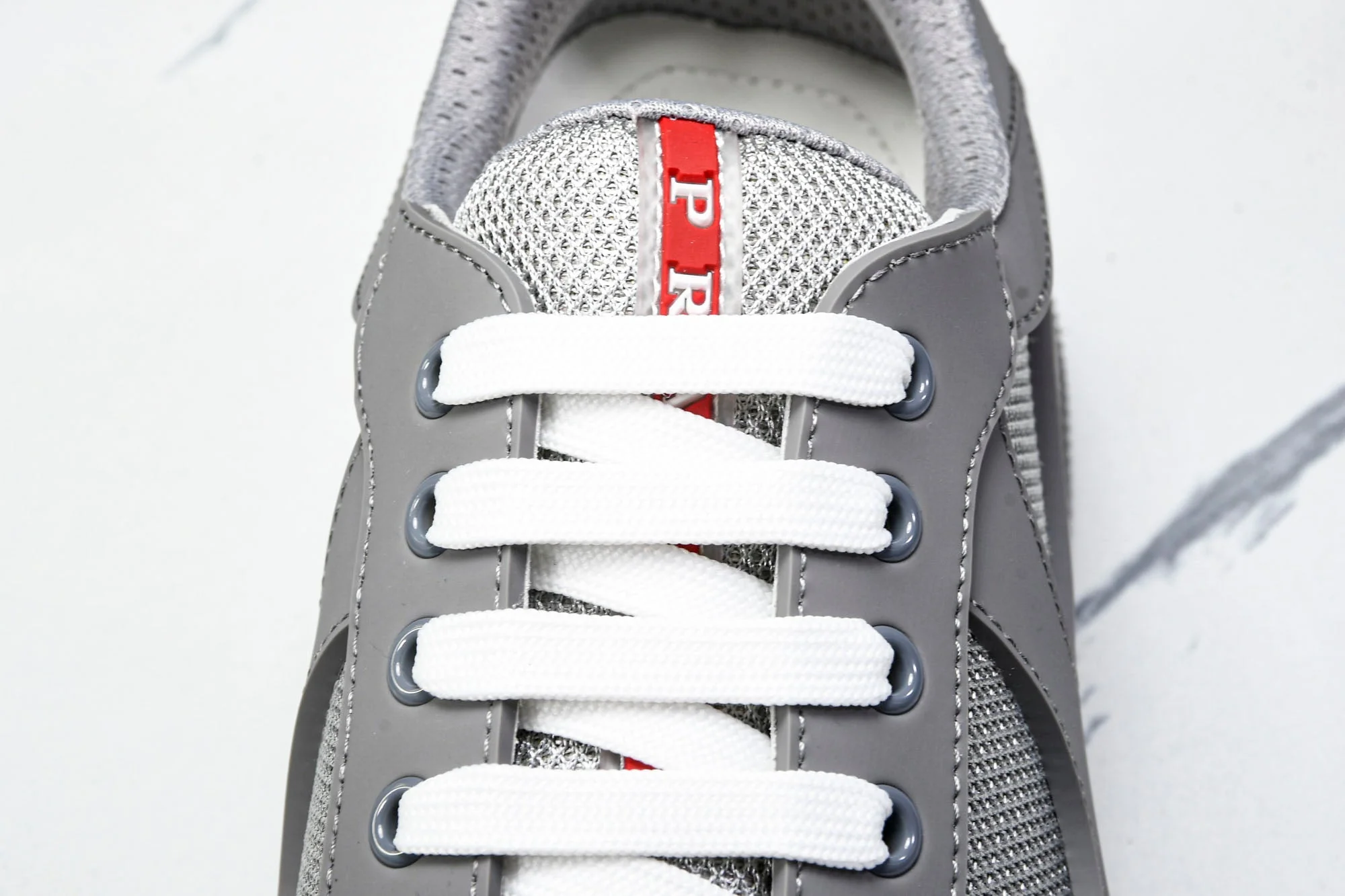 Prada America's Cup Sneaker Soft Rubber 'Steel Grey'