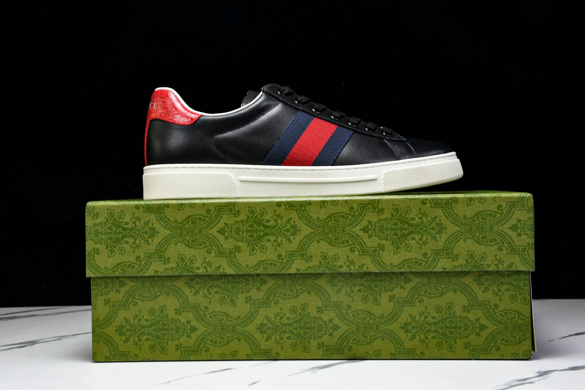 Guссi Ace Web 'Black'