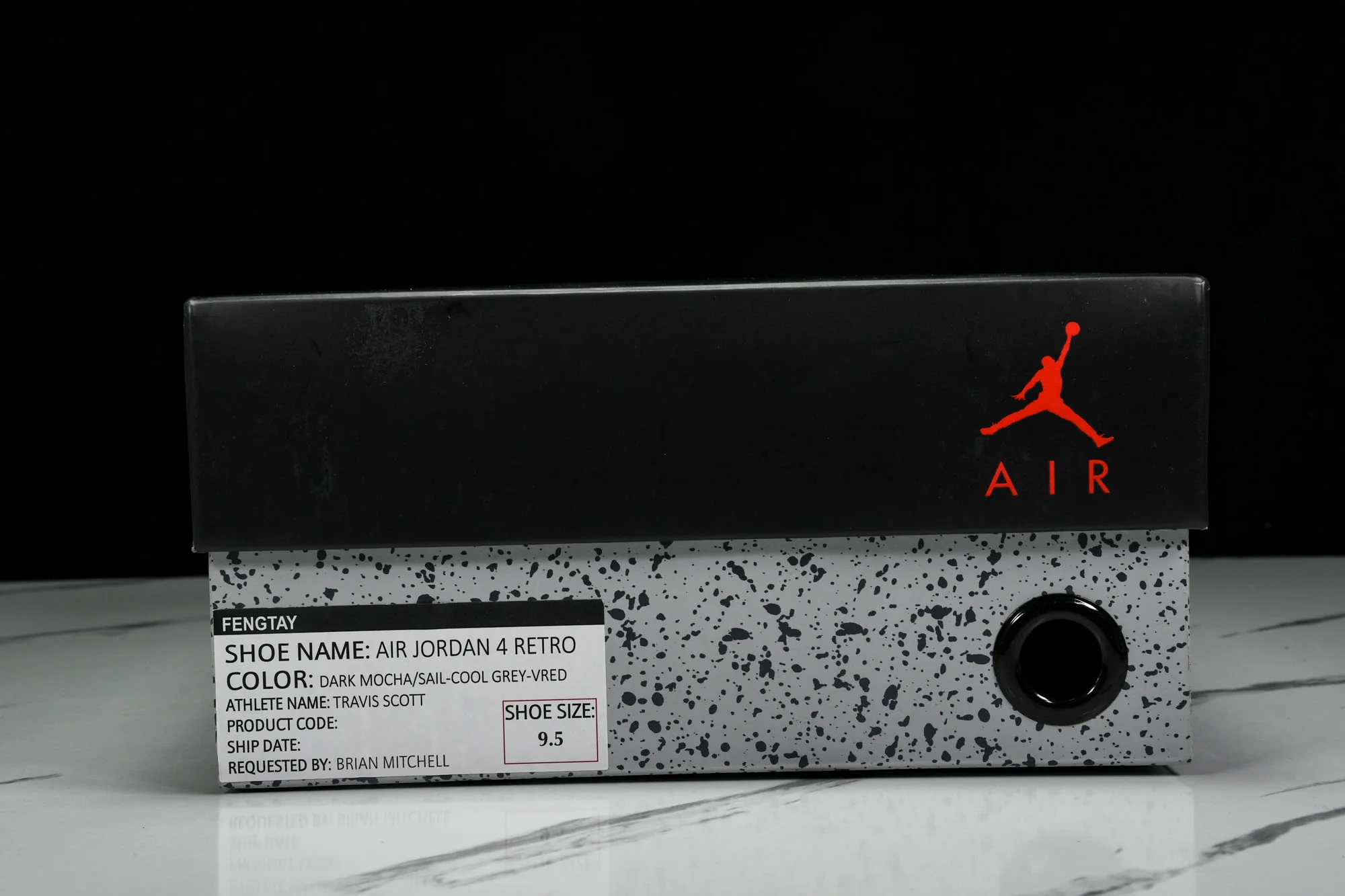 Travis Scott AJ4 Retro 'Olive Mocha' (Friends & Family)