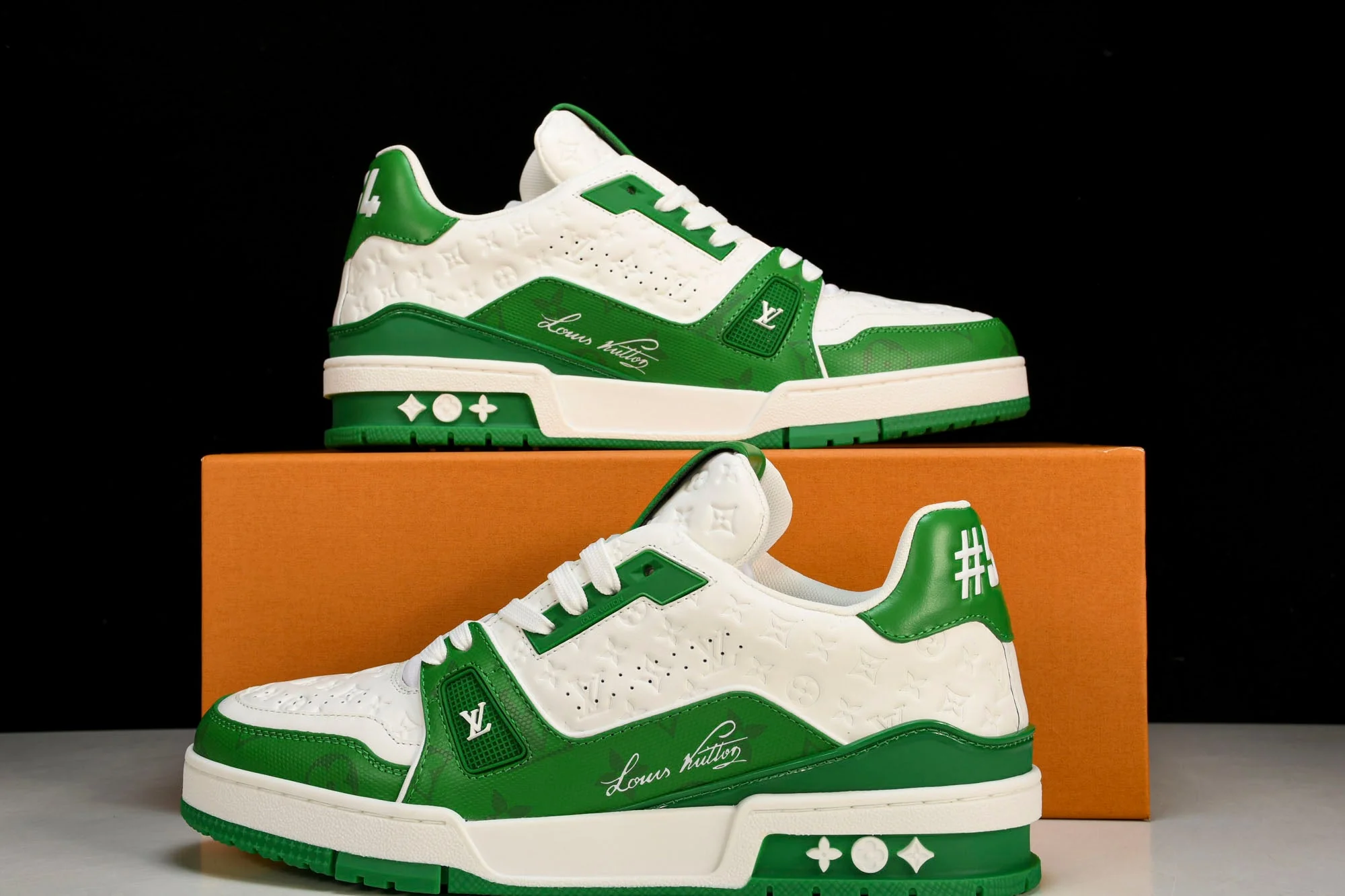 Louis Vuittоп Trainer Low 'Signature Green'