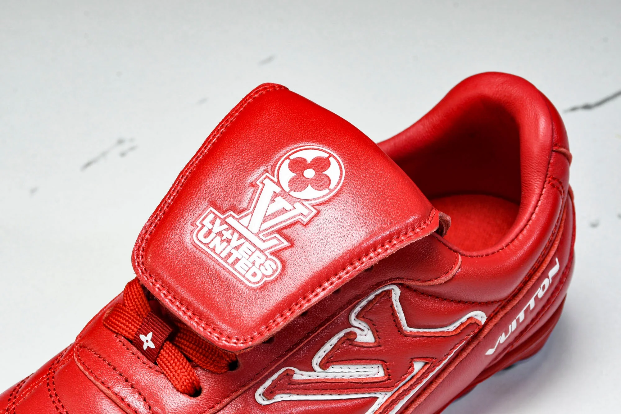 Louis Vuittоп Footprint Soccer Sneaker 'Red'