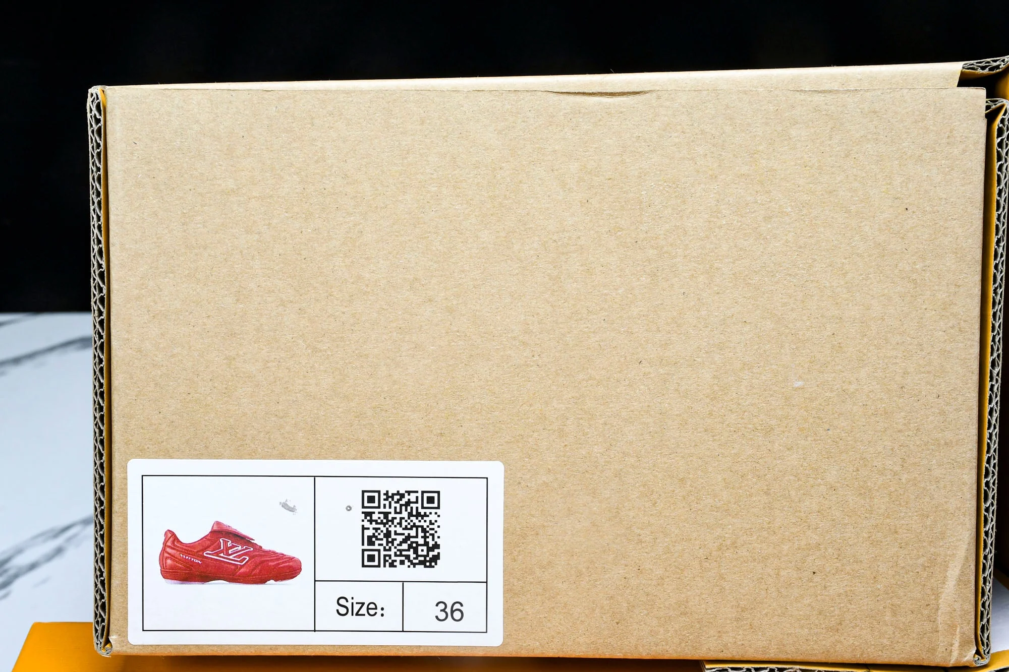 Louis Vuittоп Footprint Soccer Sneaker 'Red'