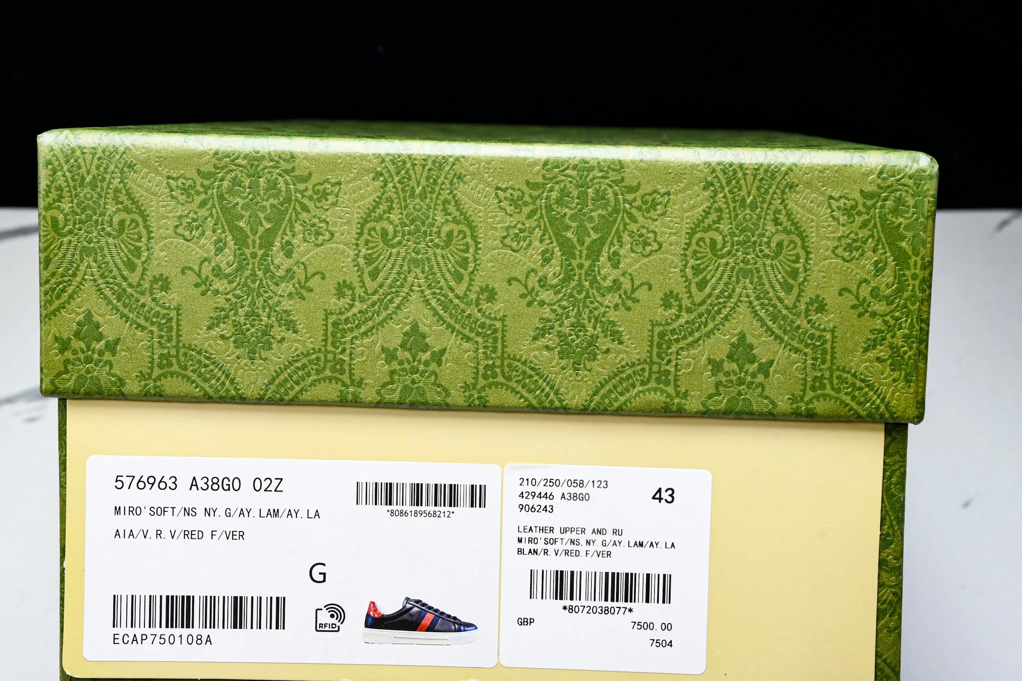 Guссi Ace Web 'Black'