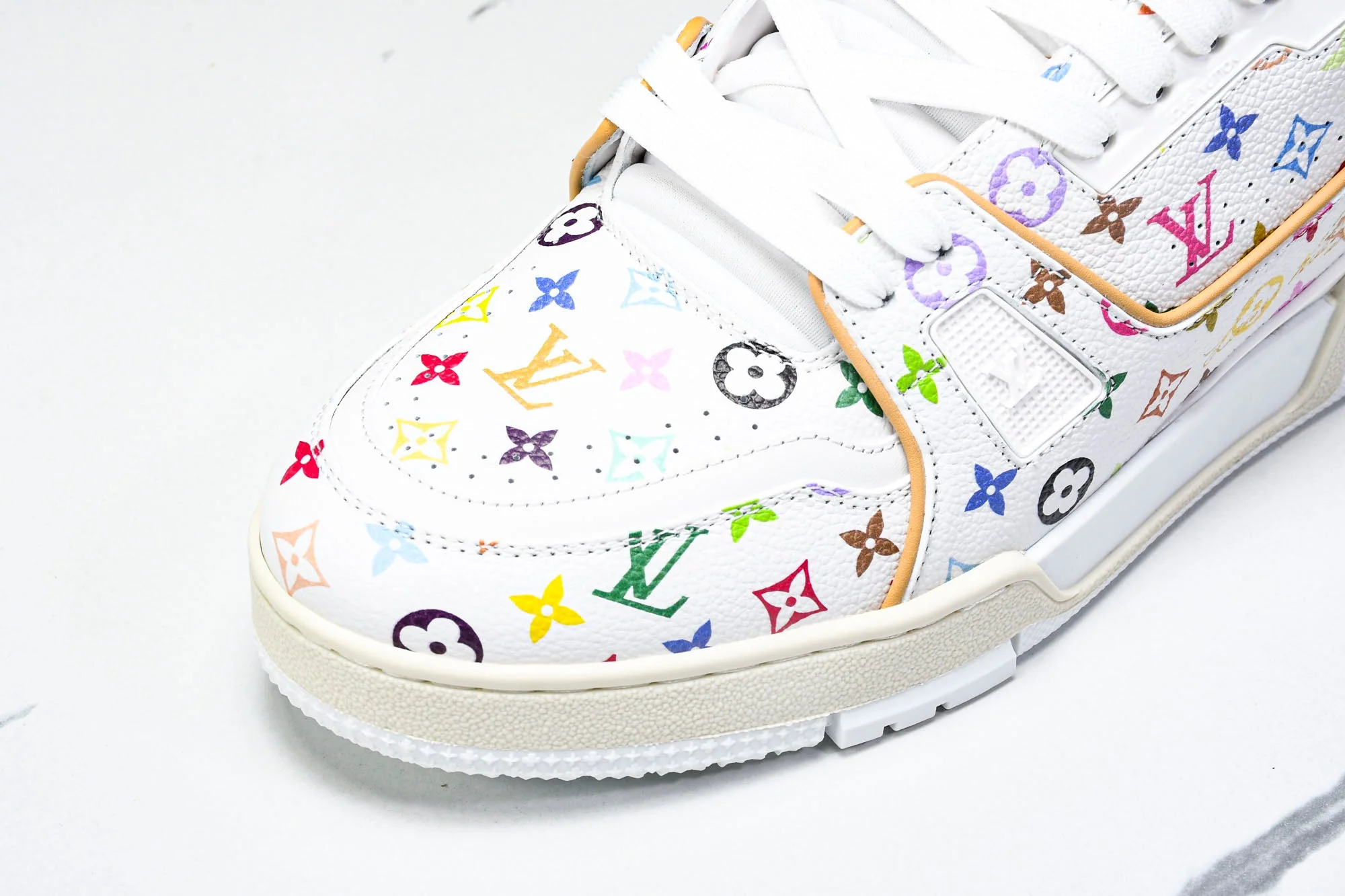 Louis Vuittоп Trainer Low x Takashi Murakami 'White Multicolor'
