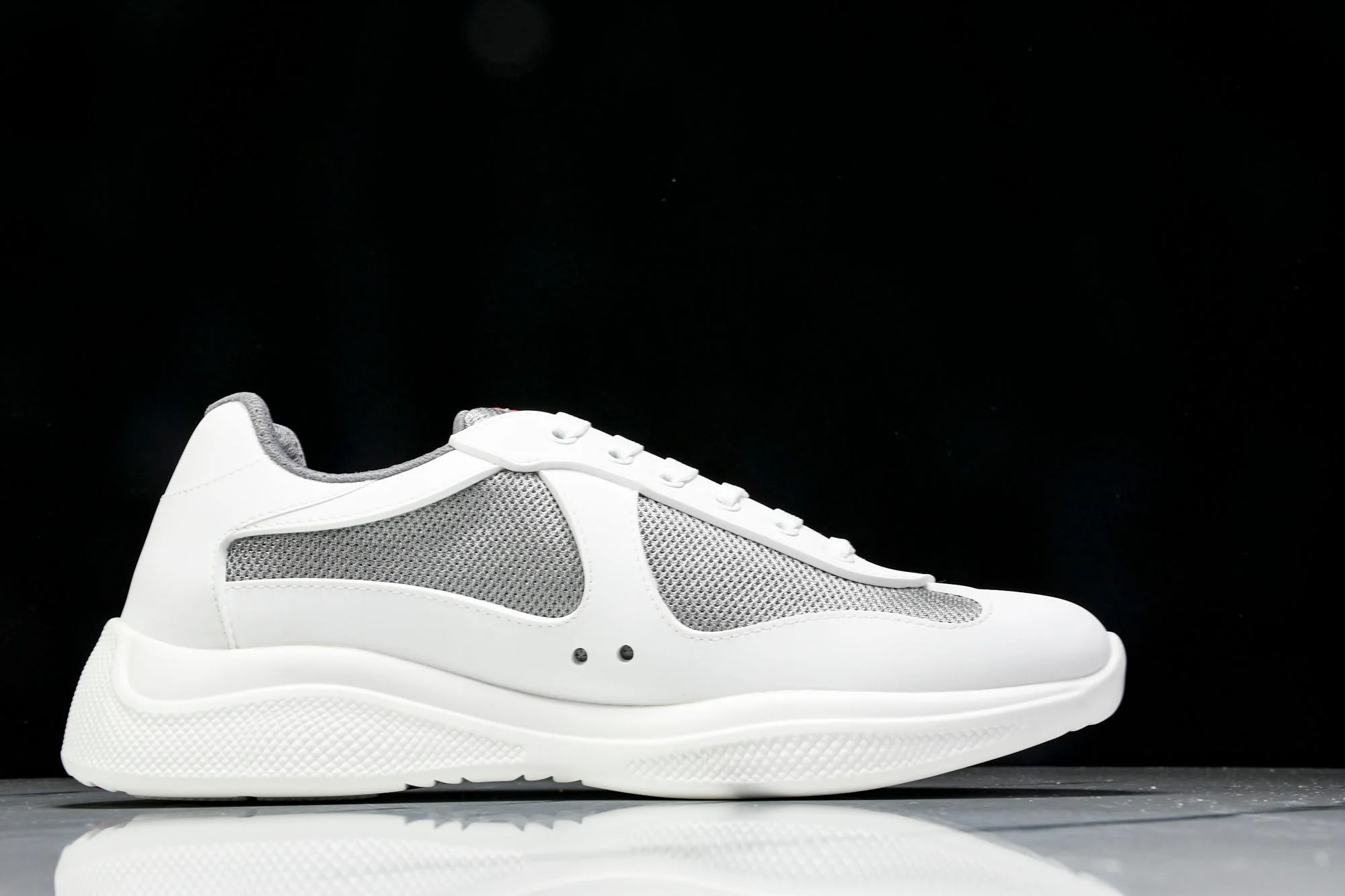 Prada America's Cup Sneaker Soft Rubber 'Cream White'