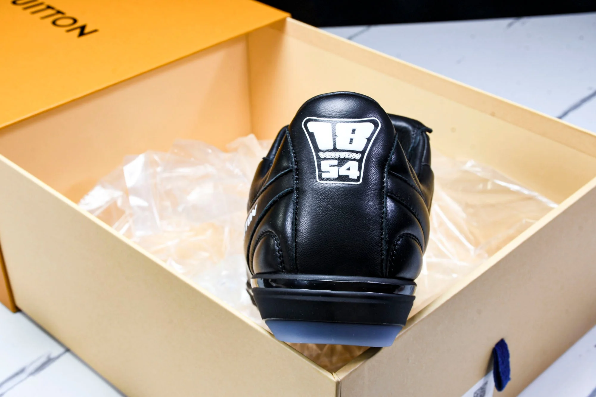 Louis Vuittоп Footprint Soccer Sneaker 'Black'