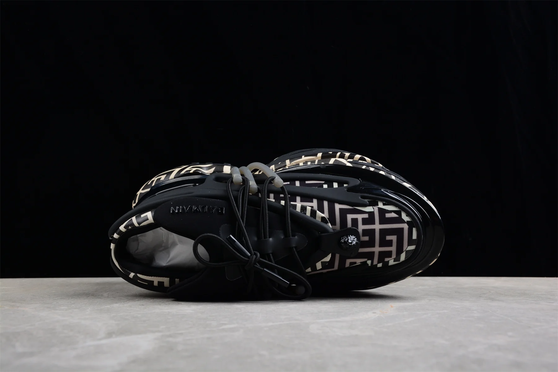 Balmain Unicorn Low-Top 'Ivory Black'