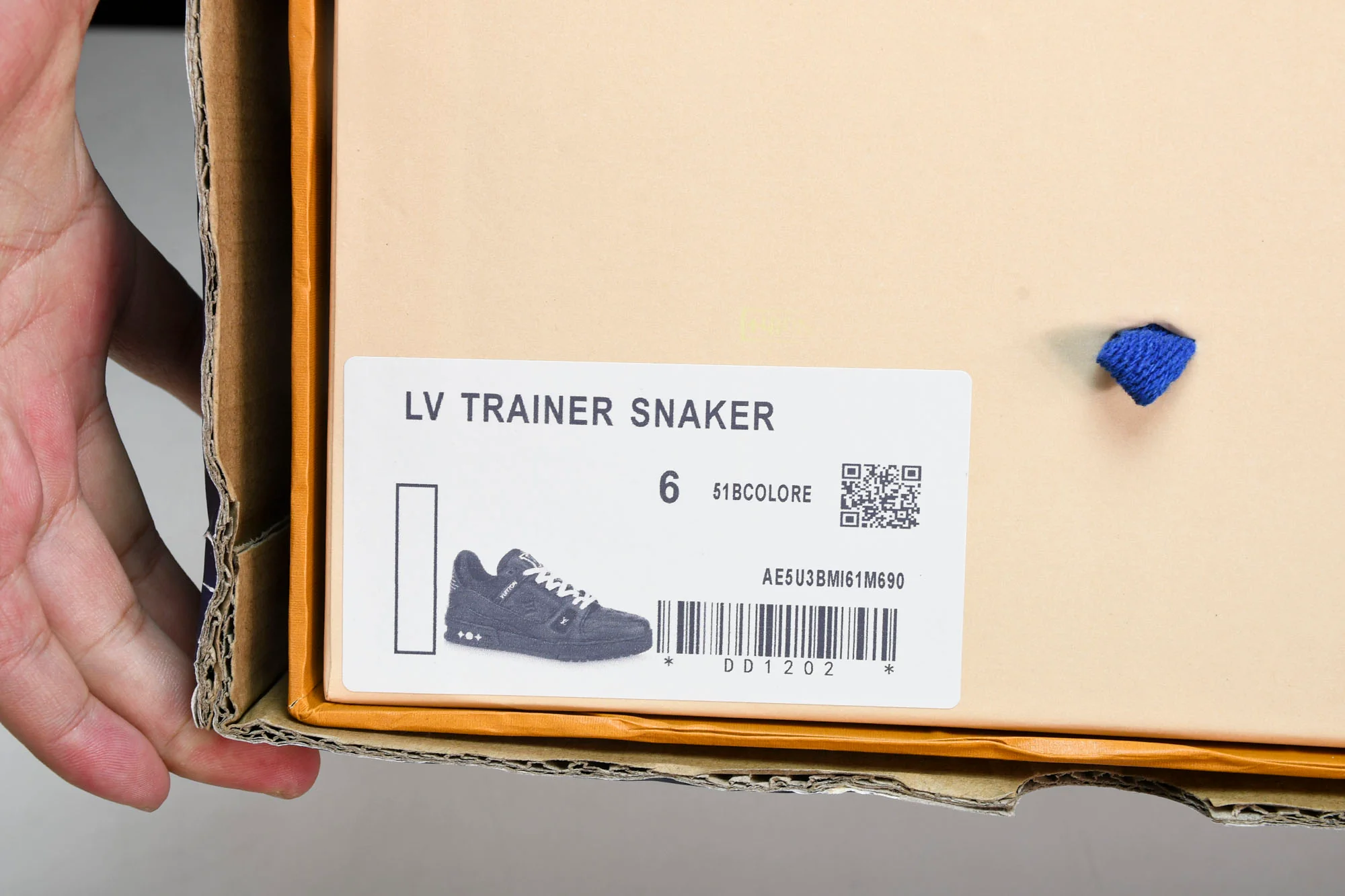 Louis Vuittоп Trainer Low 'Black Embossed'