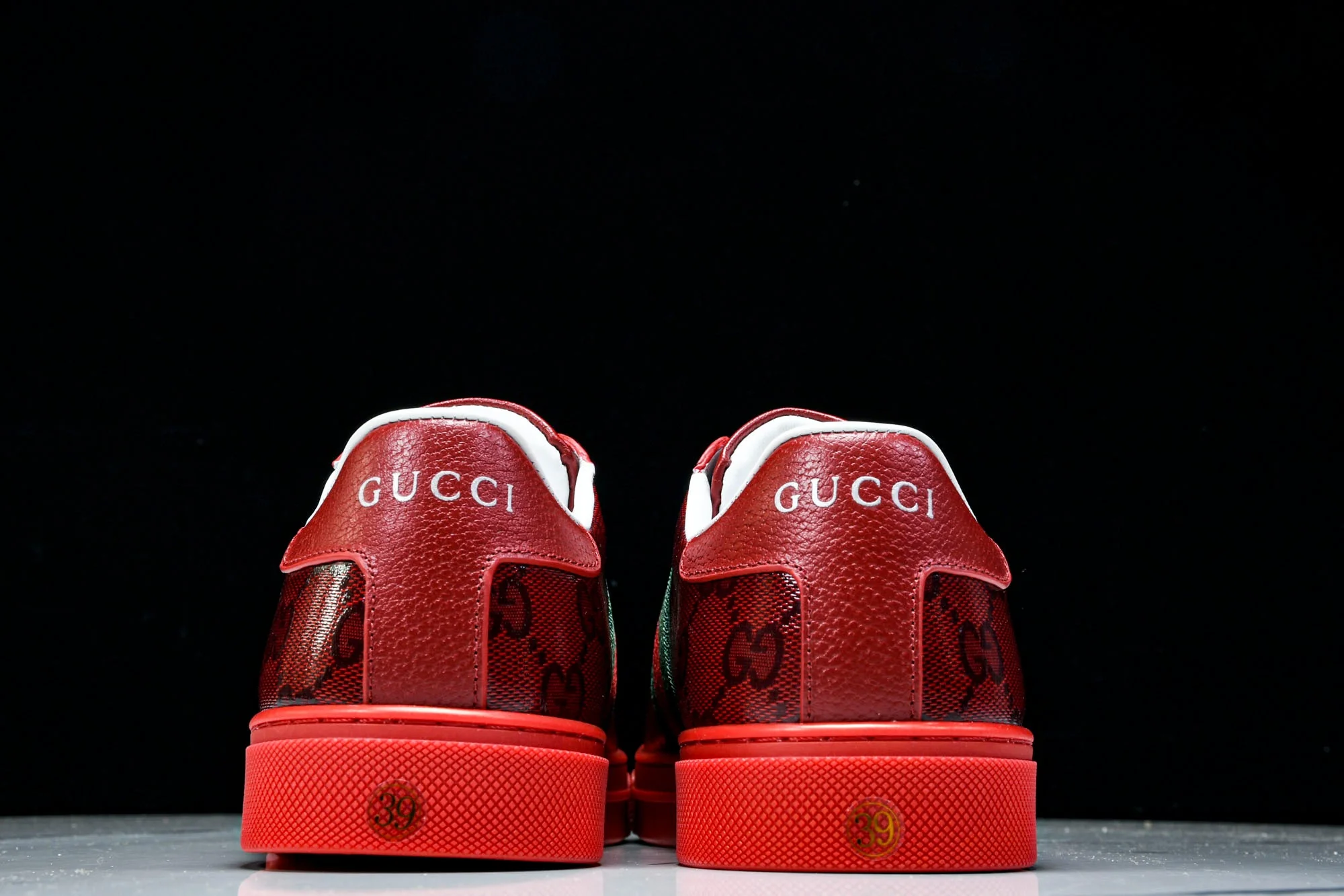 Guссi Ace Web 'Red Monogram'