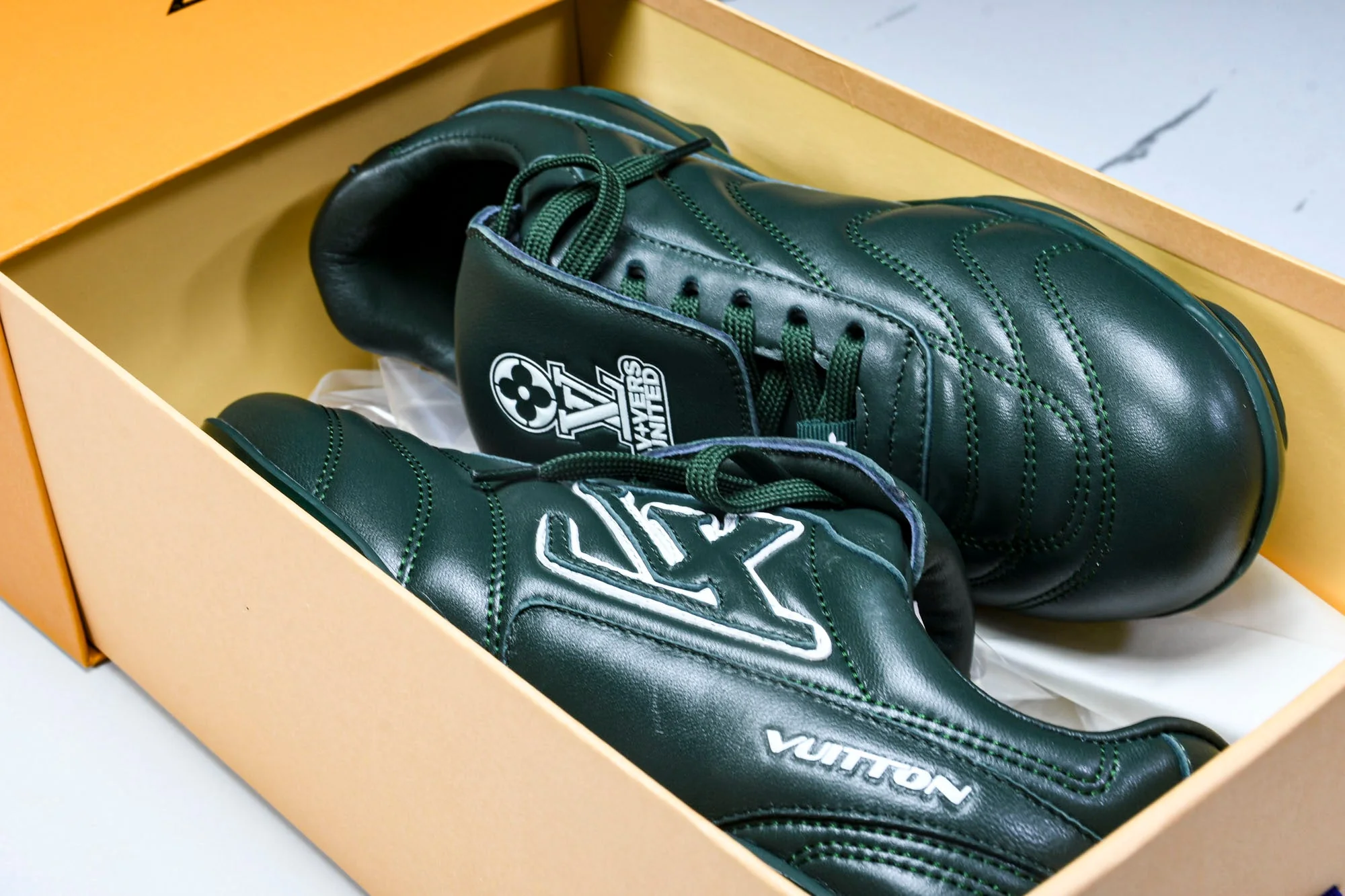 Louis Vuittоп Footprint Soccer Sneaker 'Green'