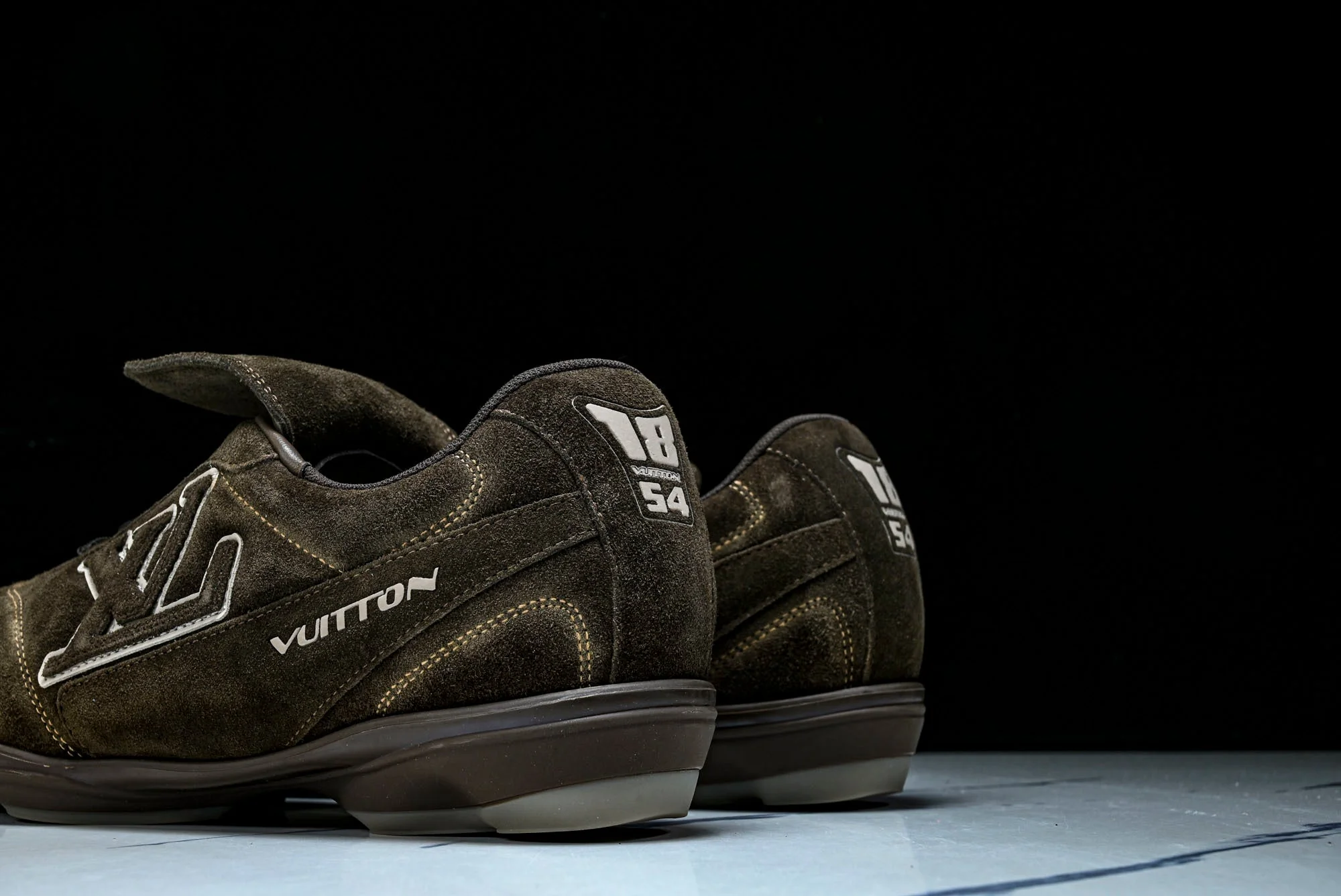 Louis Vuittоп Footprint Soccer Sneaker 'Brown Suede'