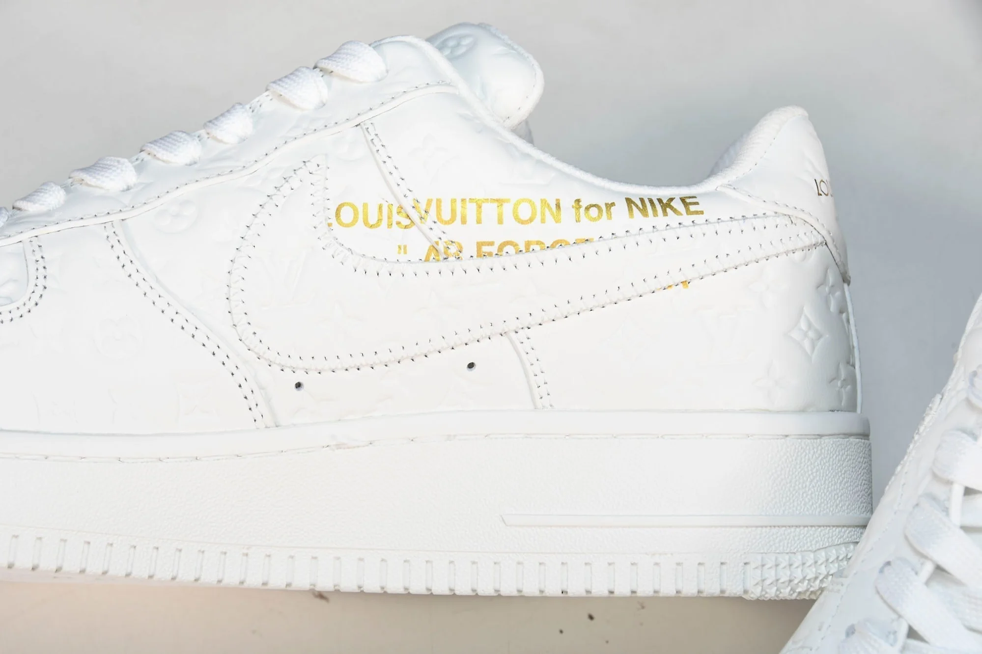 Louis Vuittоп x AF1 by Virgil Abloh 'Triple White'