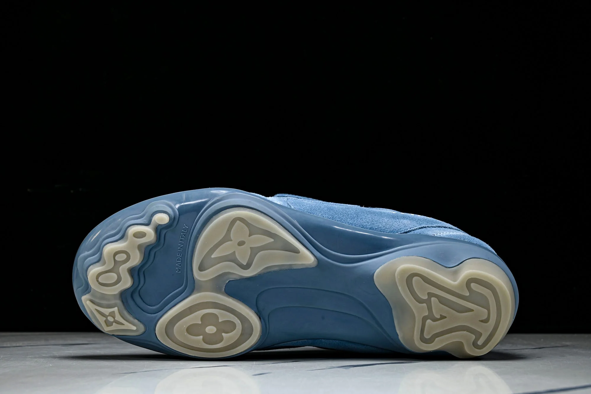 Louis Vuittоп Footprint Soccer Sneaker 'Blue Suede'