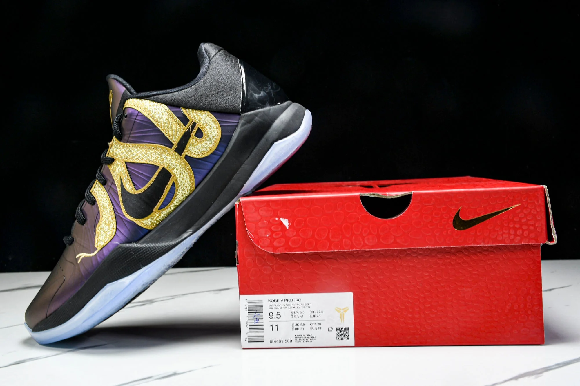 Kobe 5 Protro 'Year of the Mamba Eggplant'