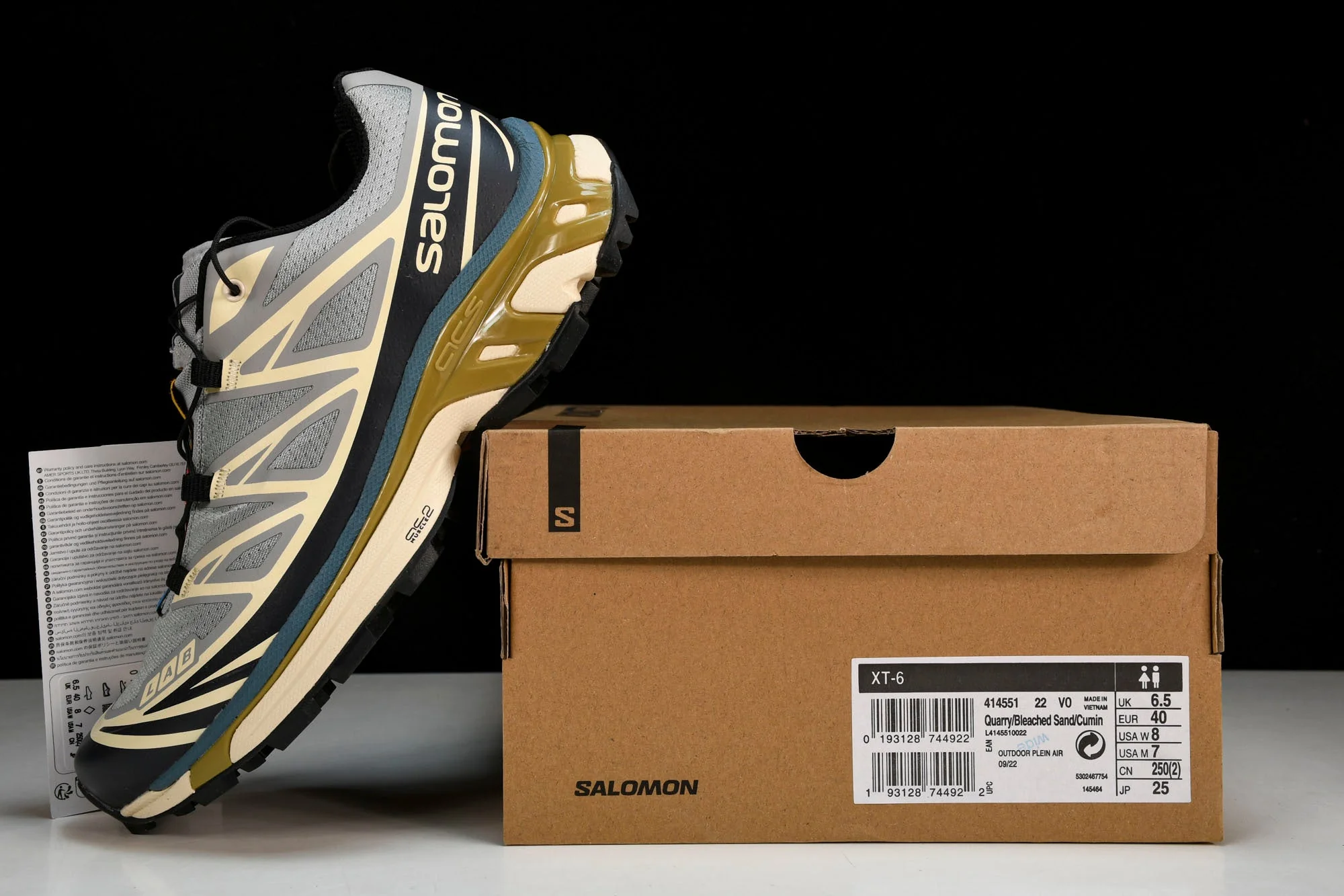 Salomon XT-6 'Quarry Cumin'