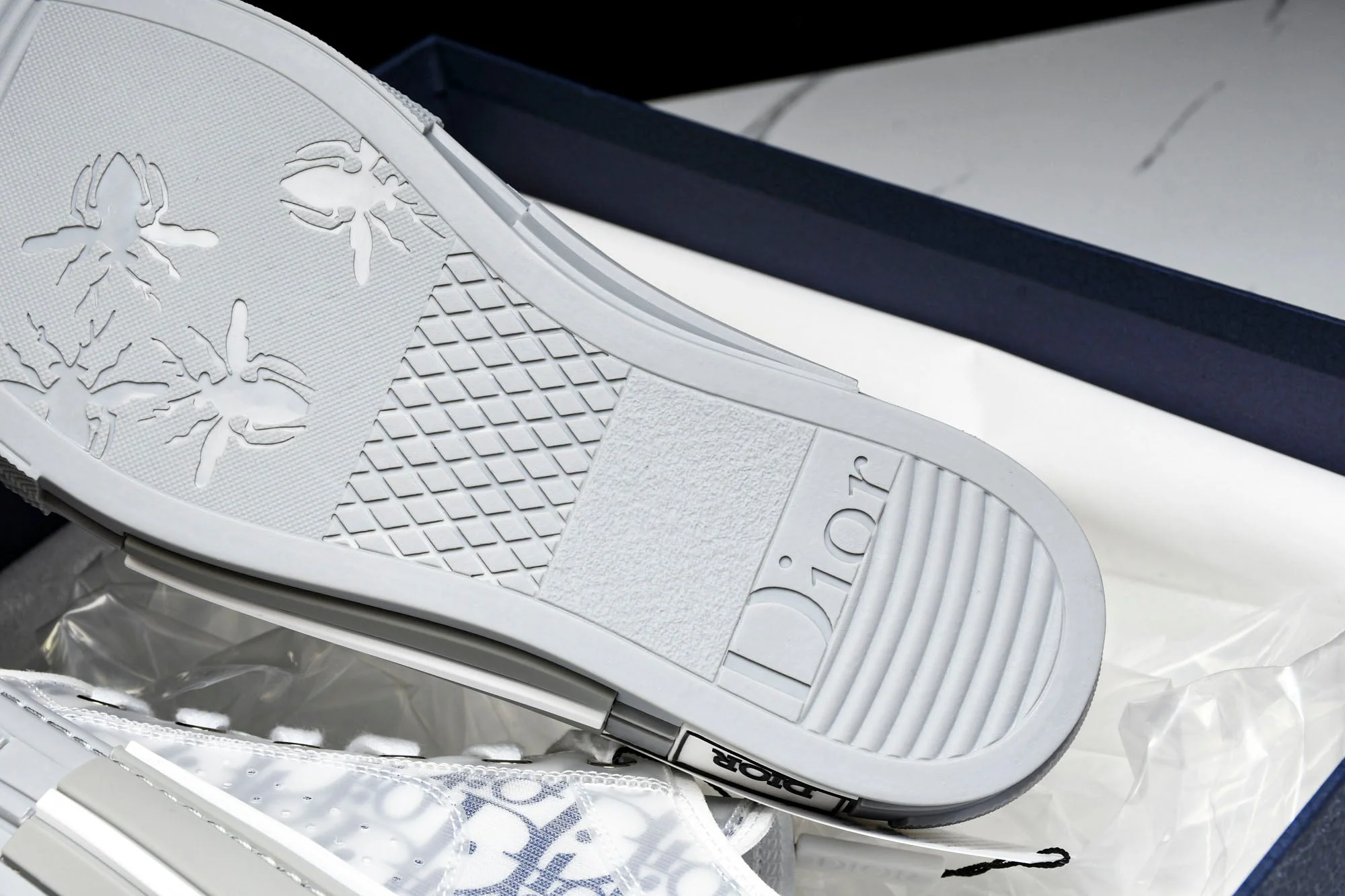 D1or B23 Low 'Oblique Grey Navy'