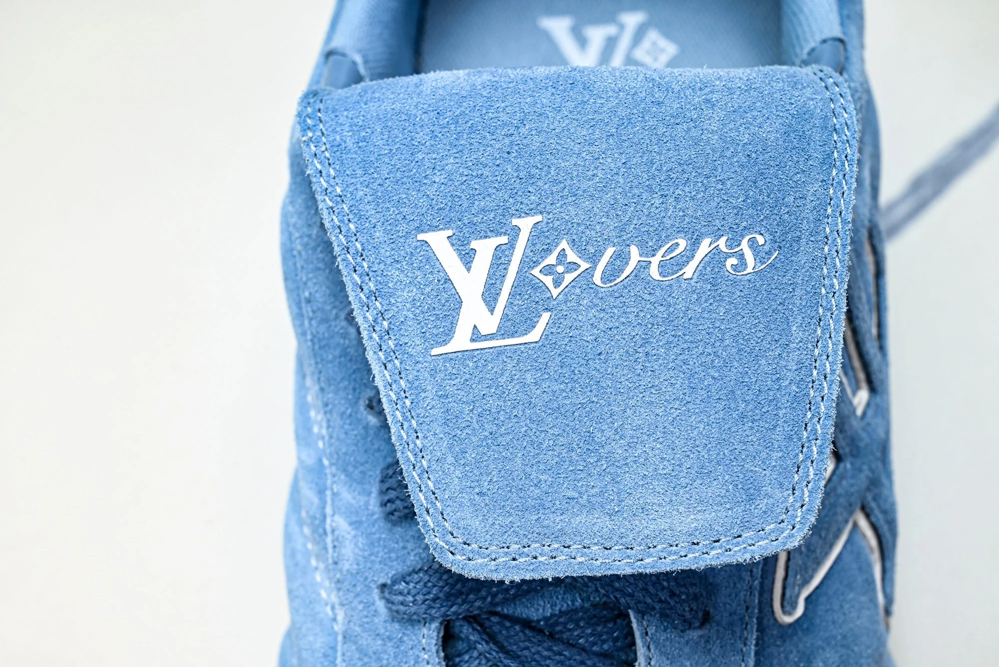 Louis Vuittоп Footprint Soccer Sneaker 'Blue Suede'