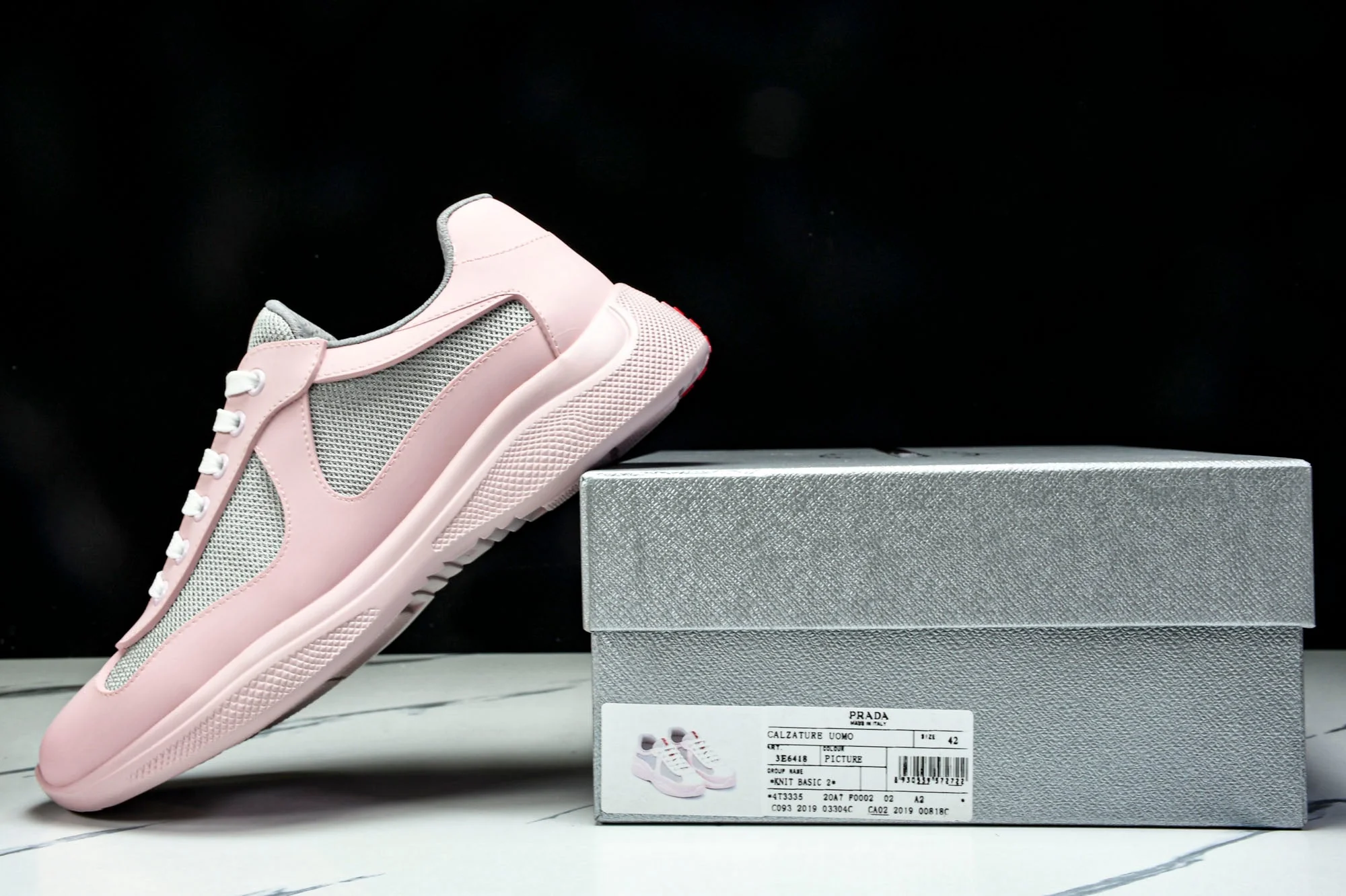 Prada America's Cup Sneaker Soft Rubber 'Pink'