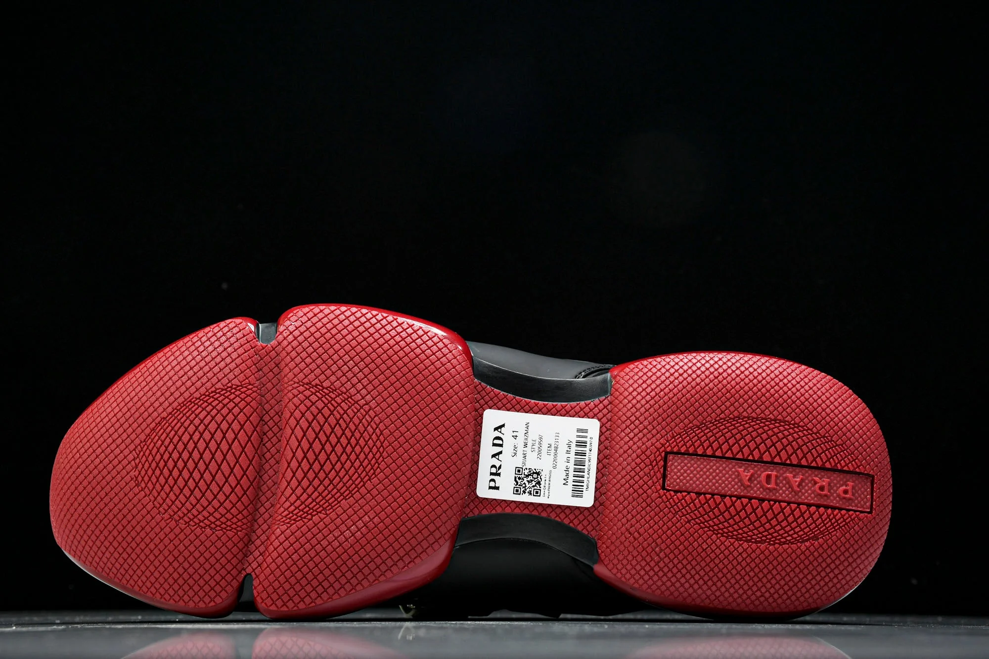 Prada Cloudburst Low 'Black Red'