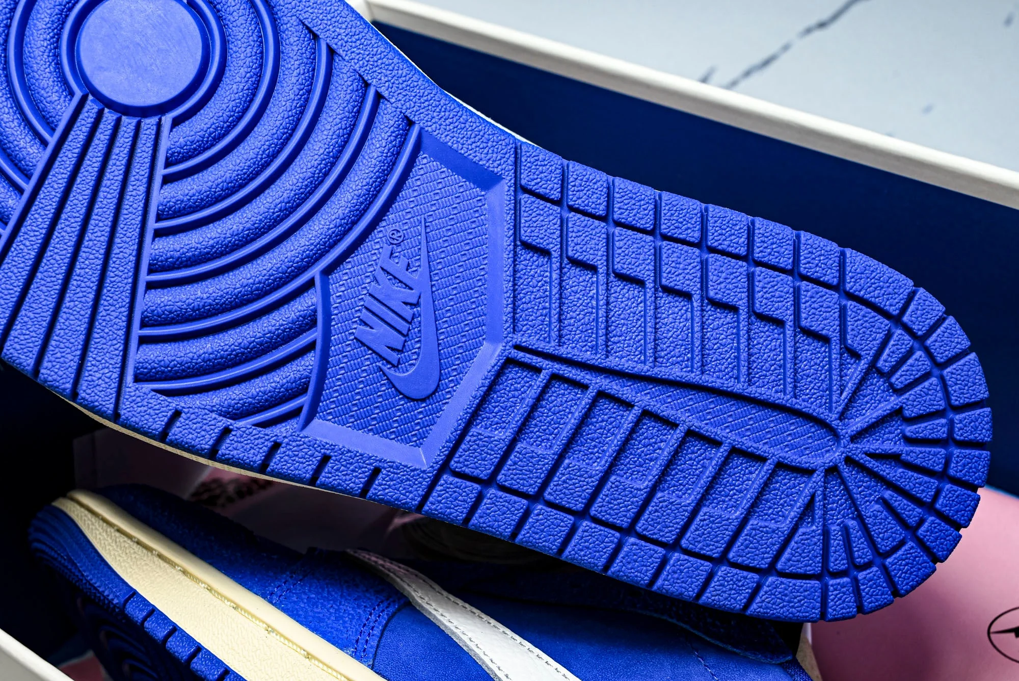 Travis Scott x Fragment AJ1 Low 'Reverse Sail Military Blue' (Unreleased)