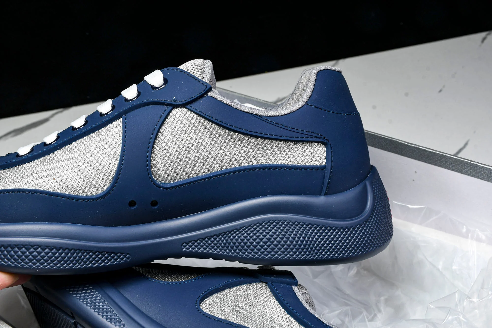 Prada America's Cup Sneaker Soft Rubber 'Royal Blue'